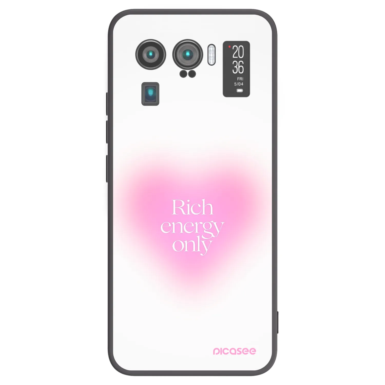 Picasee silikónový čierny obal pre Xiaomi Mi 11 Ultra - Rich Energy