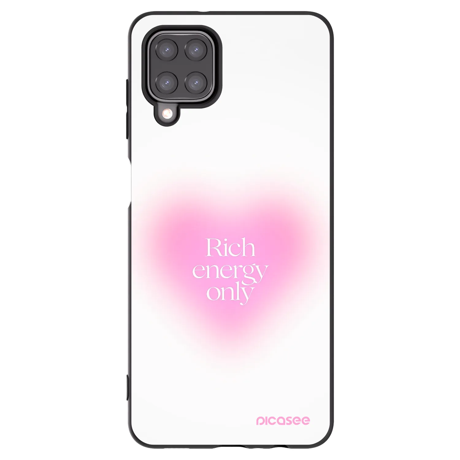 Picasee silikónový čierny obal pre Samsung Galaxy M12 M127F - Rich Energy