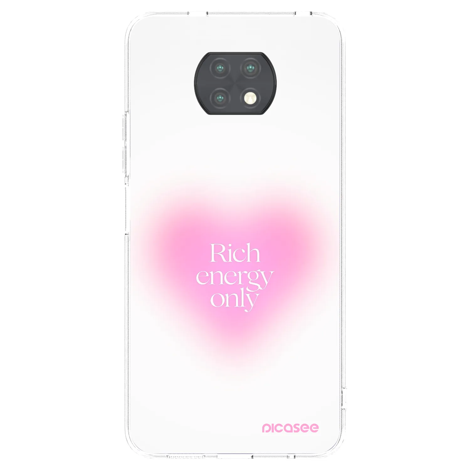 Silikónový prehľadný obal pre Xiaomi Redmi Note 9T - Rich Energy