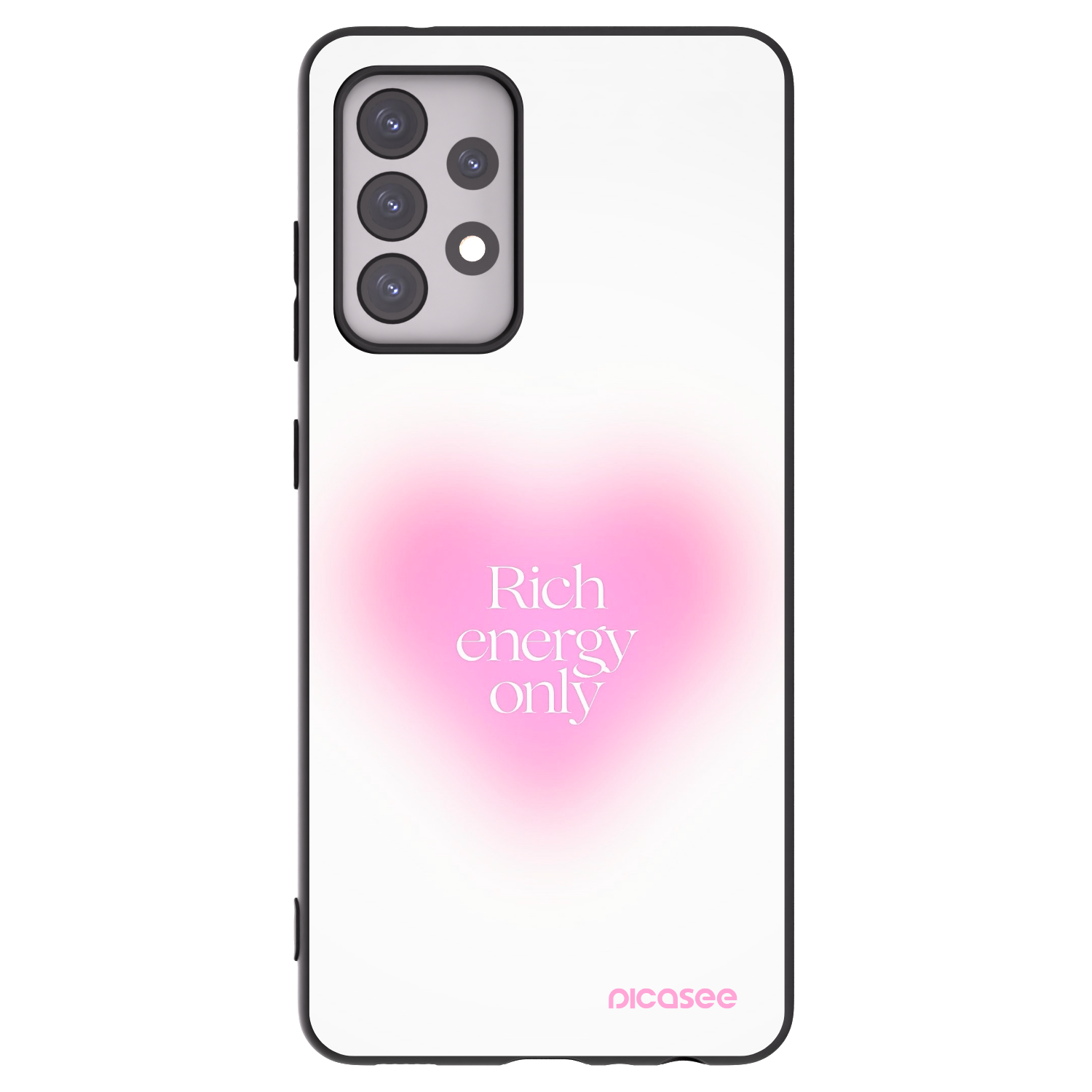 Picasee silikónový čierny obal pre Samsung Galaxy A52s 5G A528B - Rich Energy