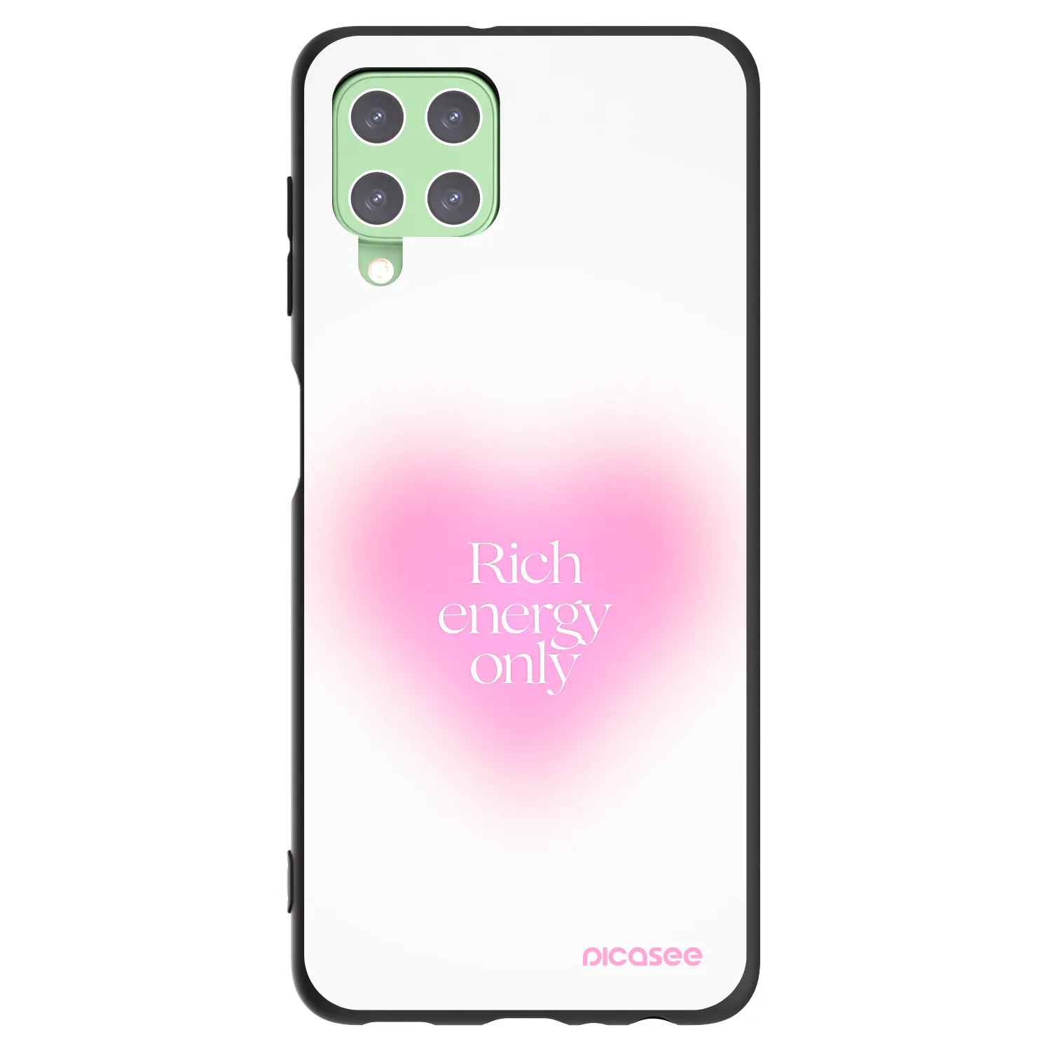 Picasee silikónový čierny obal pre Samsung Galaxy A22 A225F 4G - Rich Energy