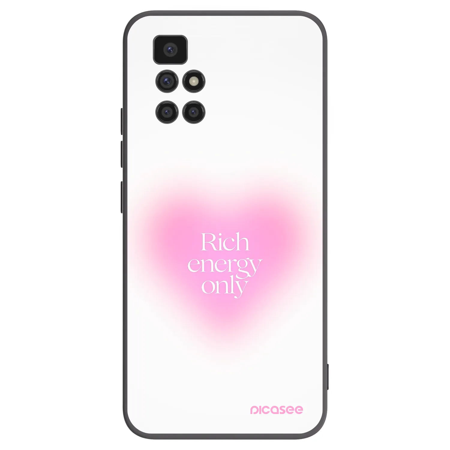 Picasee silikónový čierny obal pre Xiaomi Redmi 10 - Rich Energy