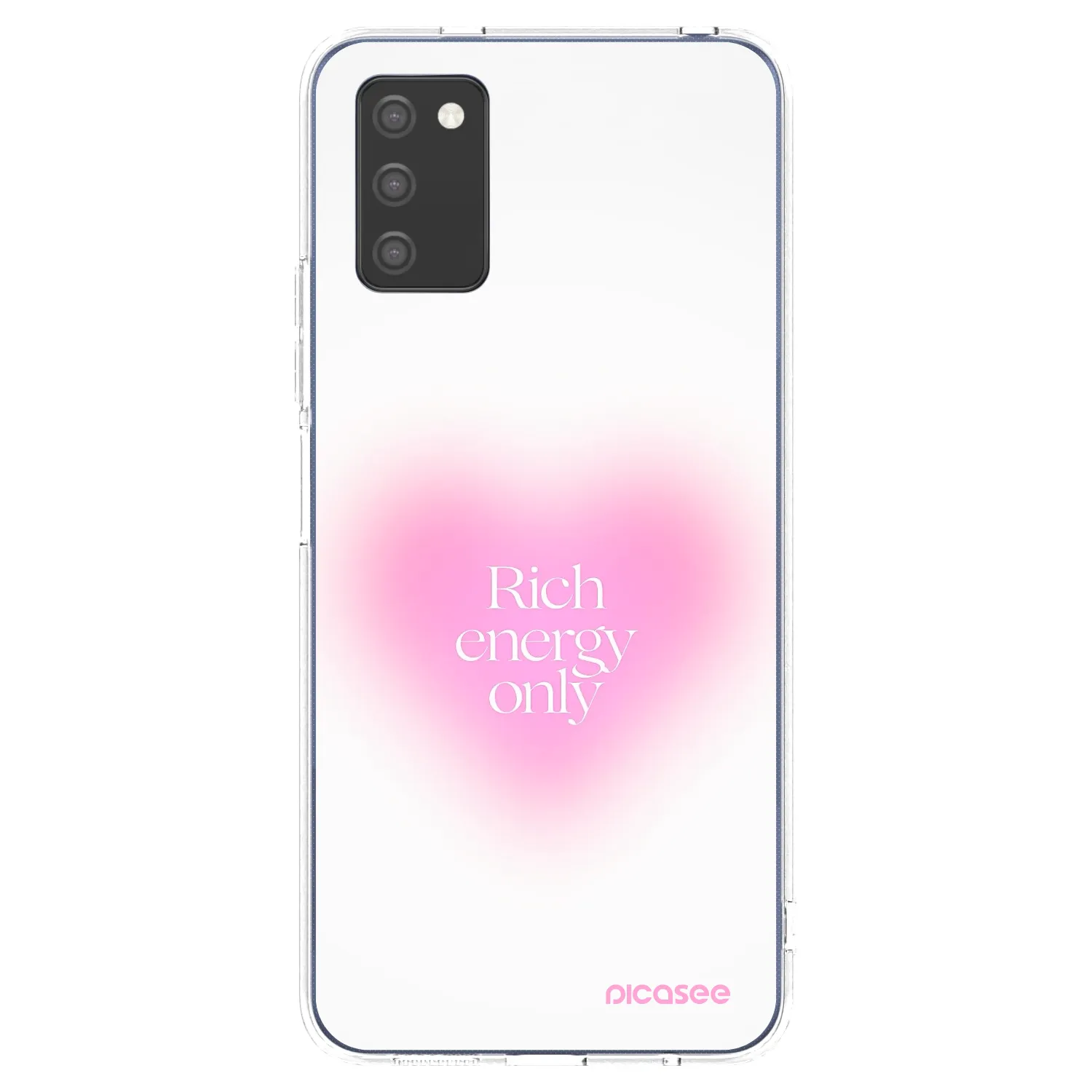 Picasee silikónový prehľadný obal pre Samsung Galaxy A03s A037G - Rich Energy