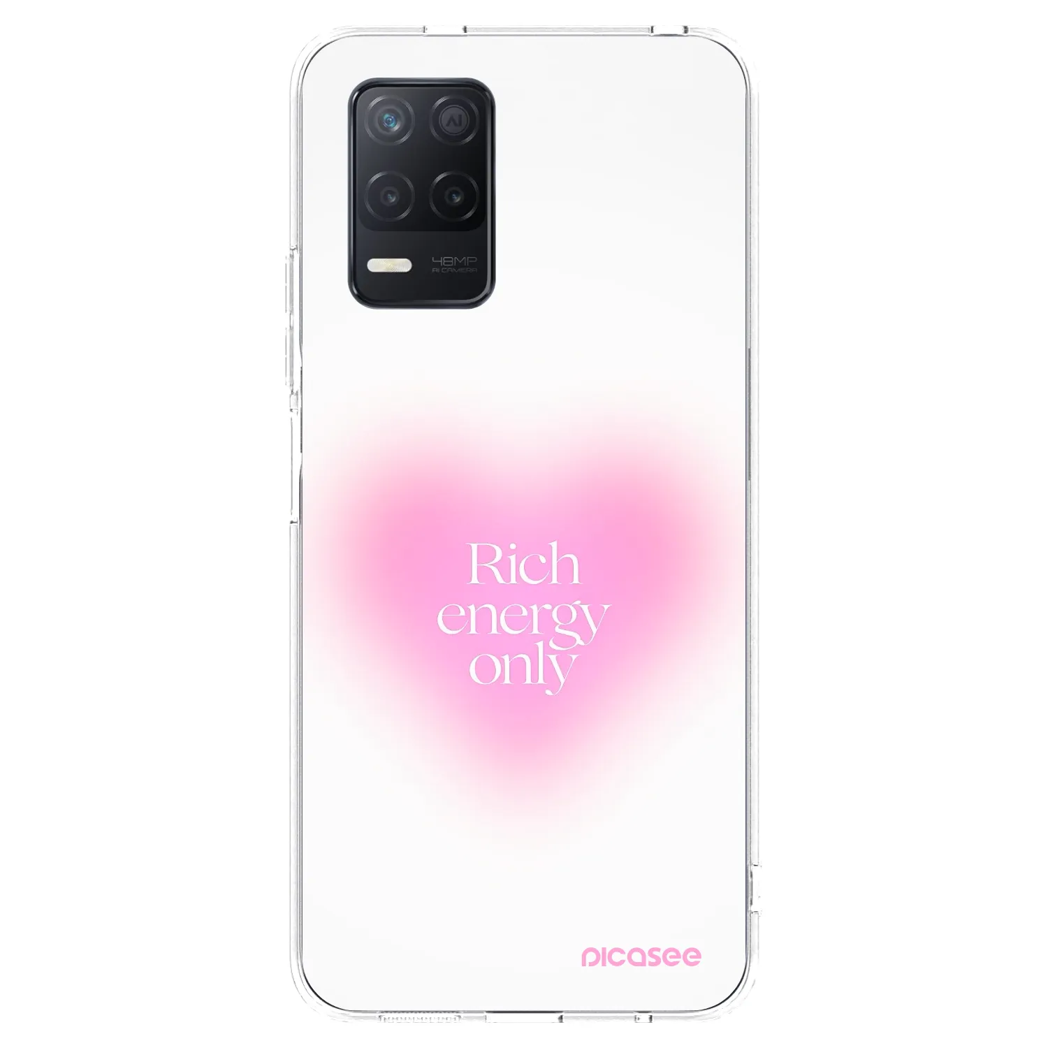 Picasee silikónový prehľadný obal pre Realme 8 5G - Rich Energy