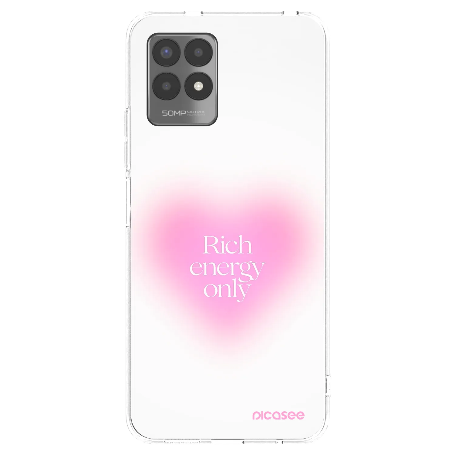 Picasee silikónový prehľadný obal pre Realme 8i - Rich Energy