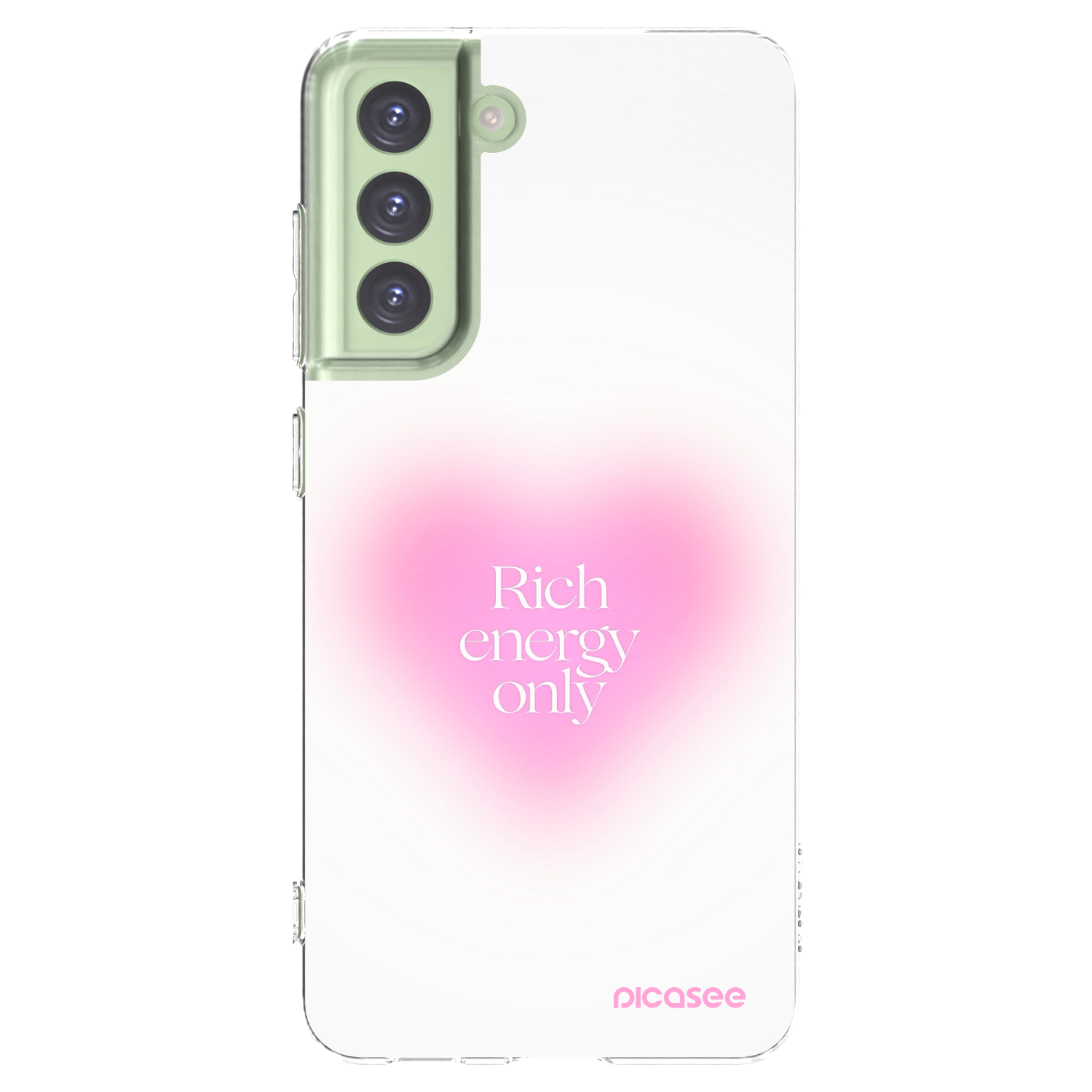 Picasee silikónový prehľadný obal pre Samsung Galaxy S21 FE 5G - Rich Energy