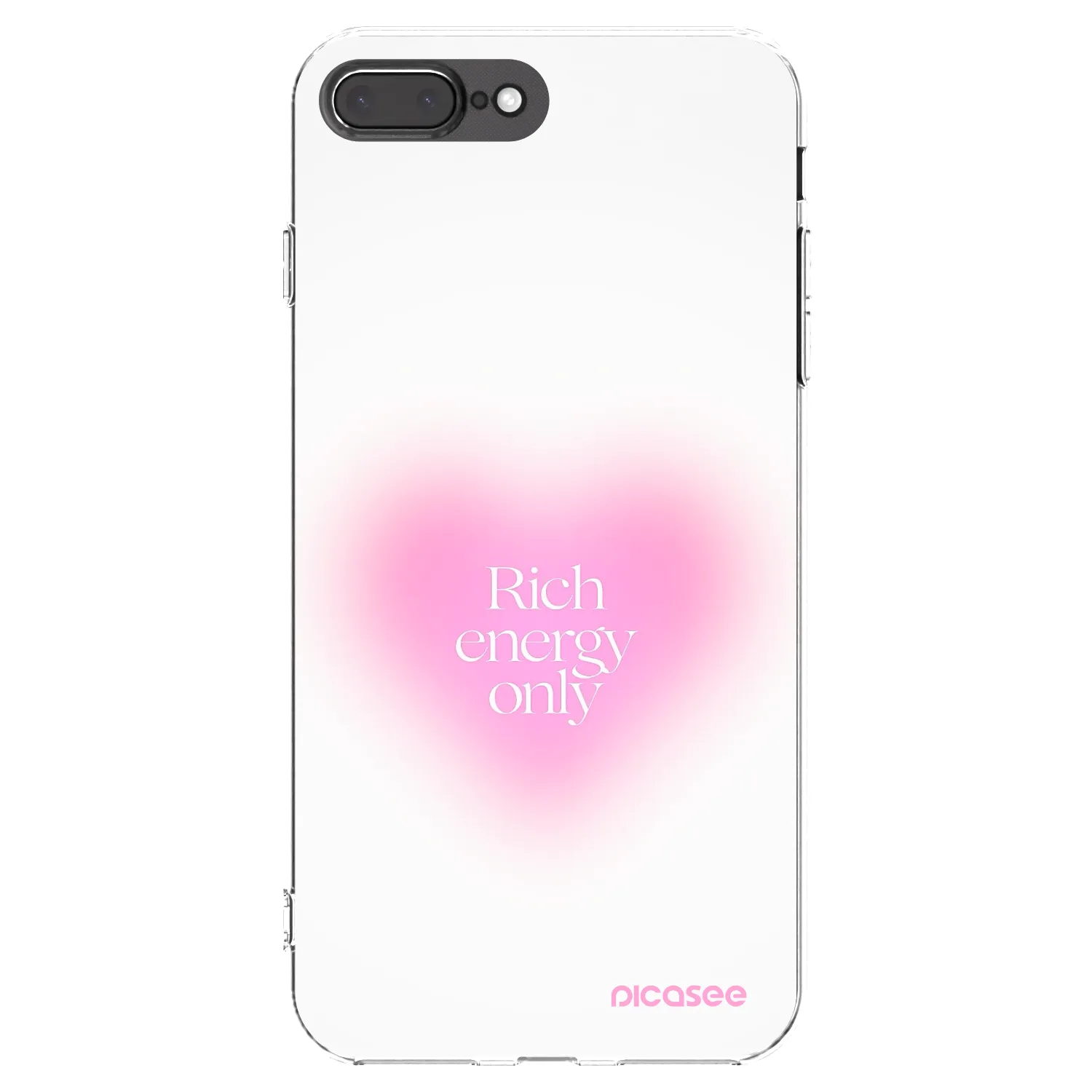 Silikónový prehľadný obal pre Apple iPhone 7 Plus - Rich Energy