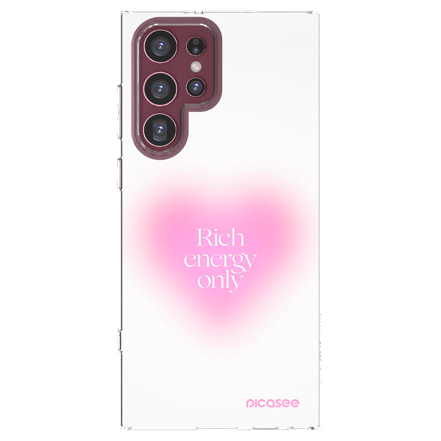 Picasee silikónový prehľadný obal pre Samsung Galaxy S22 Ultra 5G - Rich Energy