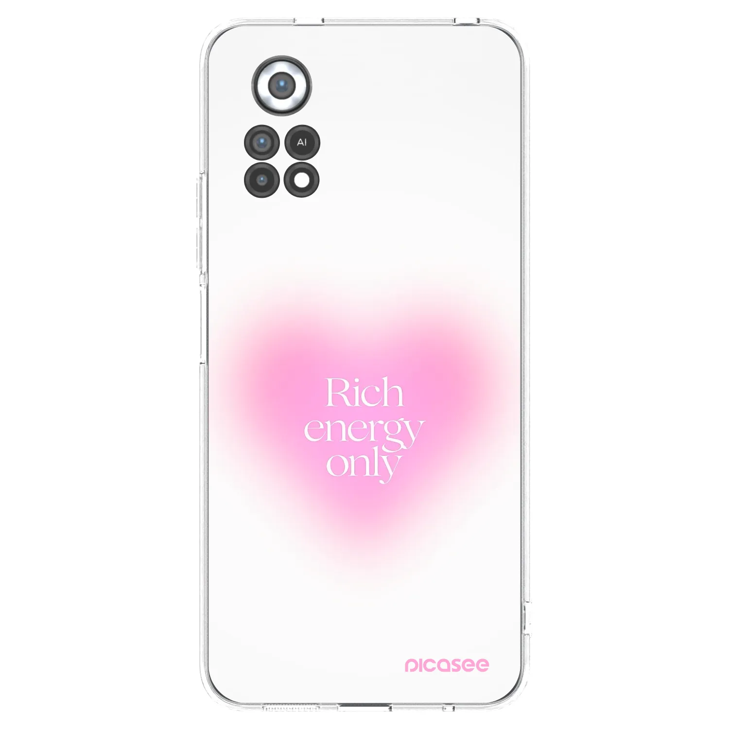 Picasee silikónový prehľadný obal pre Xiaomi Poco X4 Pro 5G - Rich Energy