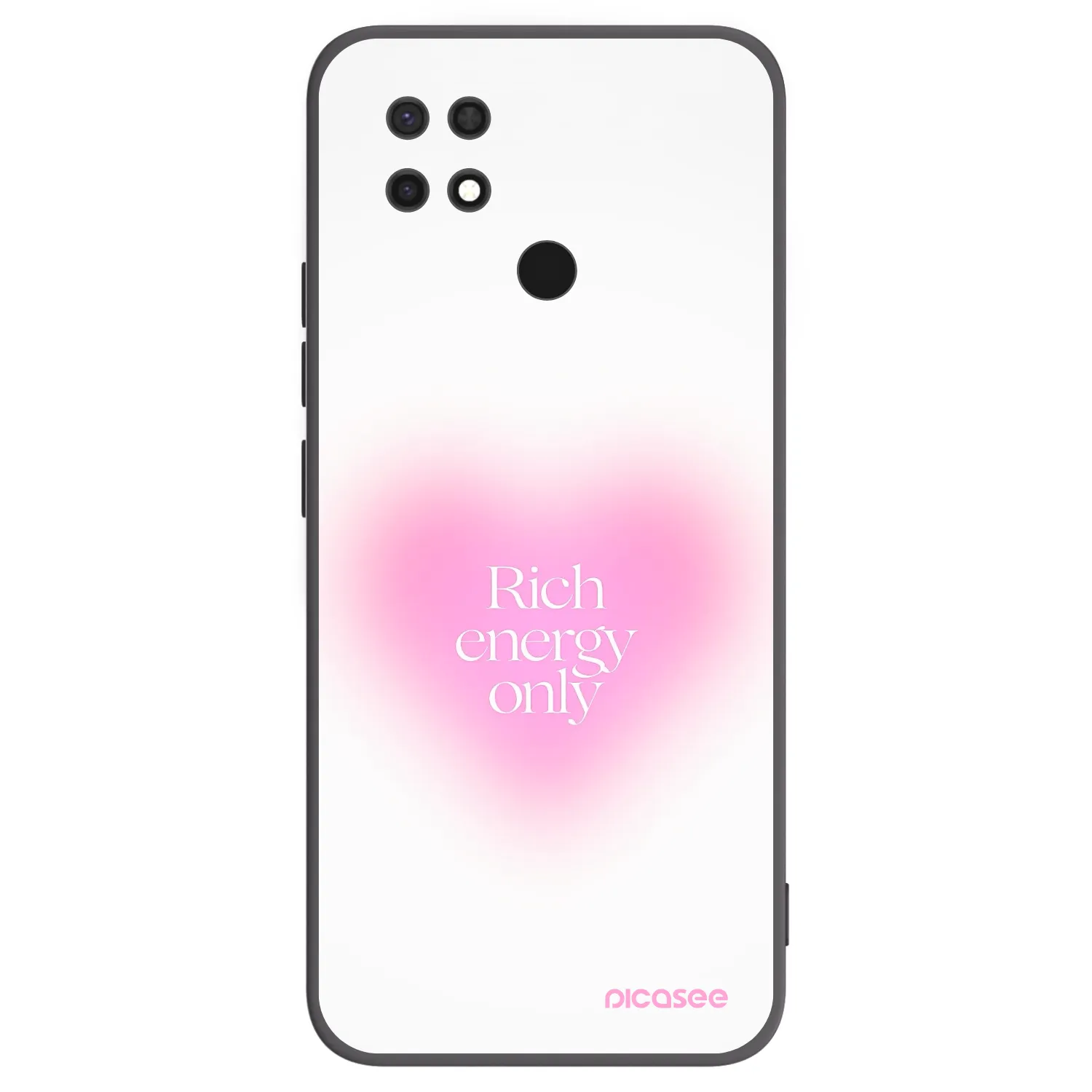Picasee silikónový čierny obal pre Xiaomi Redmi 10C - Rich Energy