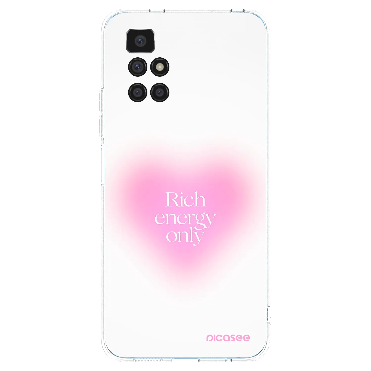 Silikónový prehľadný obal pre Xiaomi Redmi 10 (2022) - Rich Energy