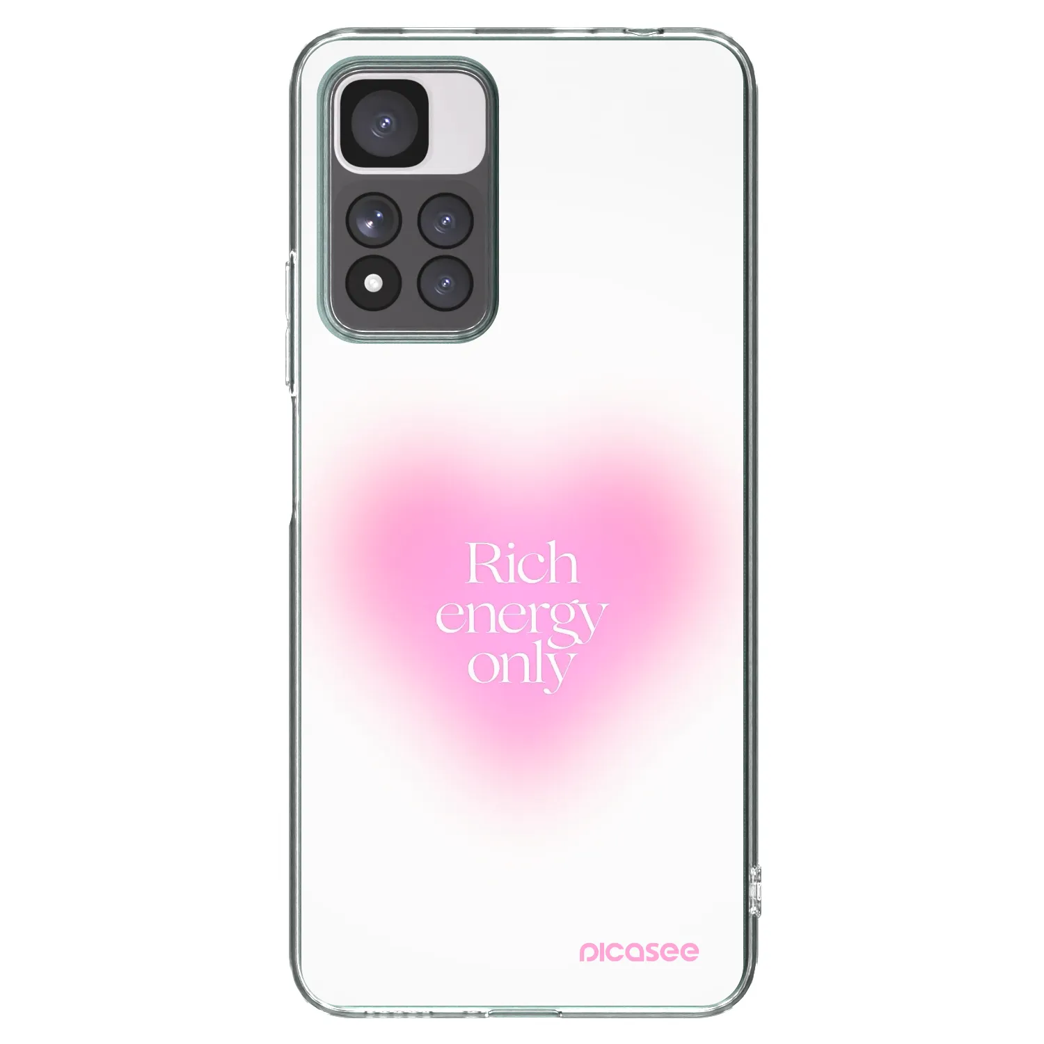 Picasee silikónový prehľadný obal pre Xiaomi Redmi Note 11 Pro+ 5G - Rich Energy