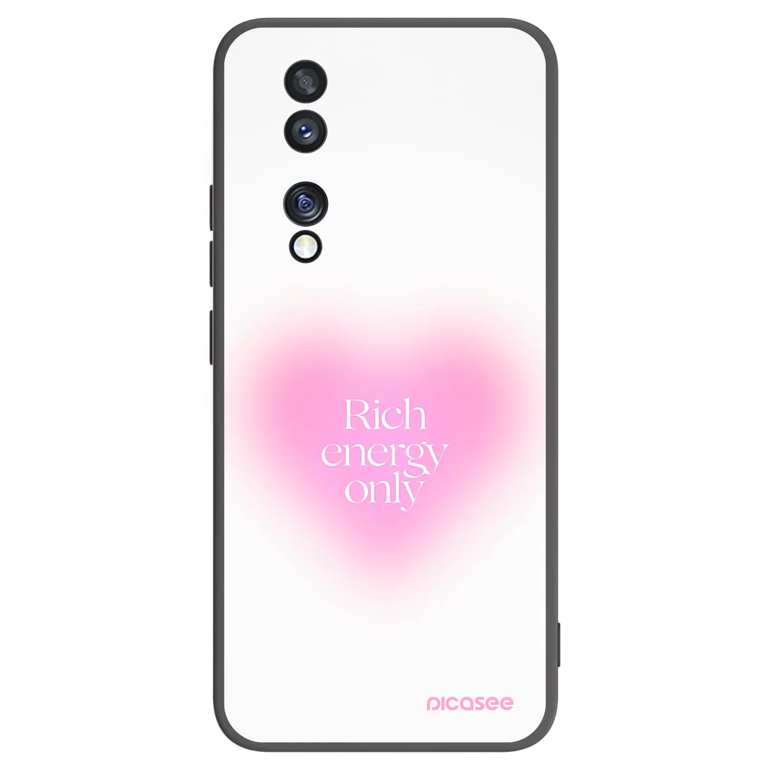 Picasee silikónový čierny obal pre Honor 70 - Rich Energy