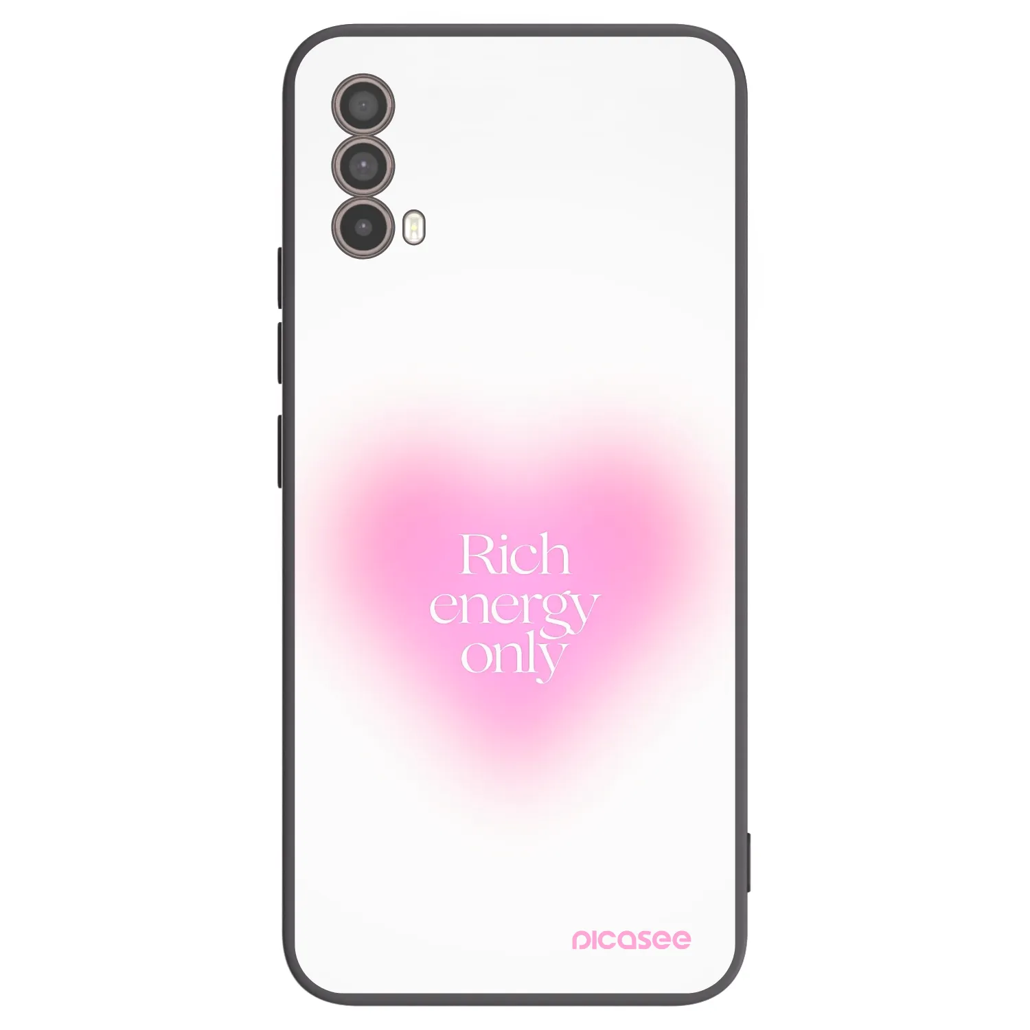 Picasee silikónový čierny obal pre Motorola Moto E40 - Rich Energy