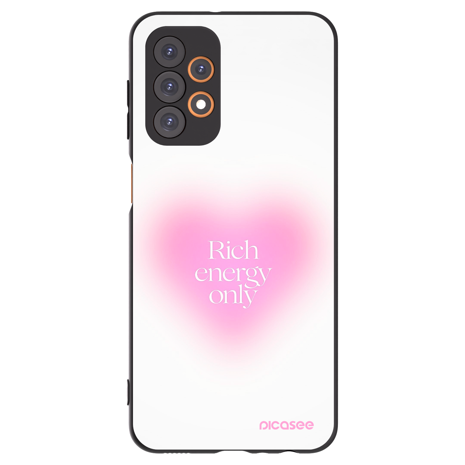 Picasee silikónový čierny obal pre Samsung Galaxy A23 A235F 4G - Rich Energy