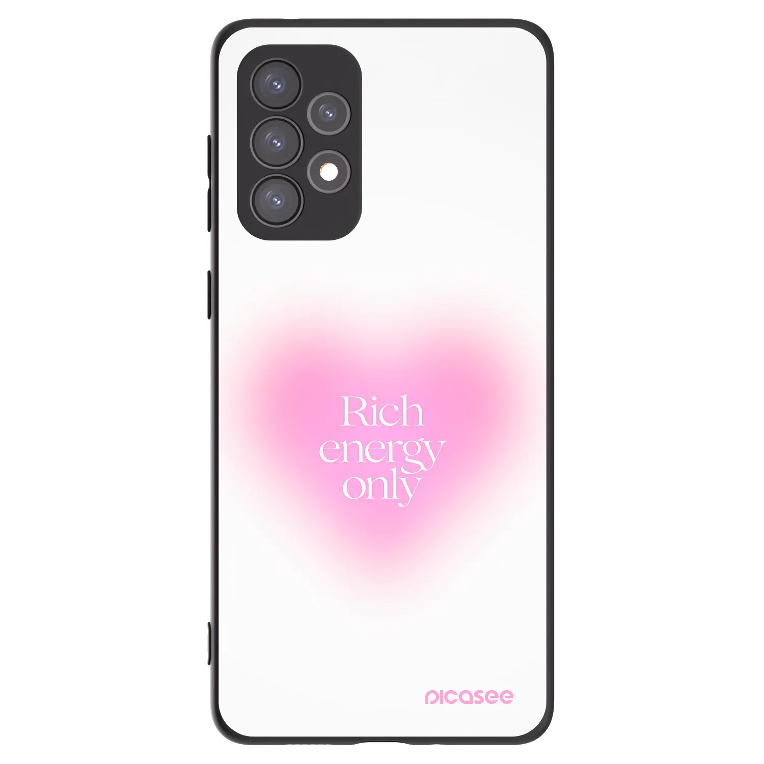 Picasee silikónový čierny obal pre Samsung Galaxy A73 5G - Rich Energy