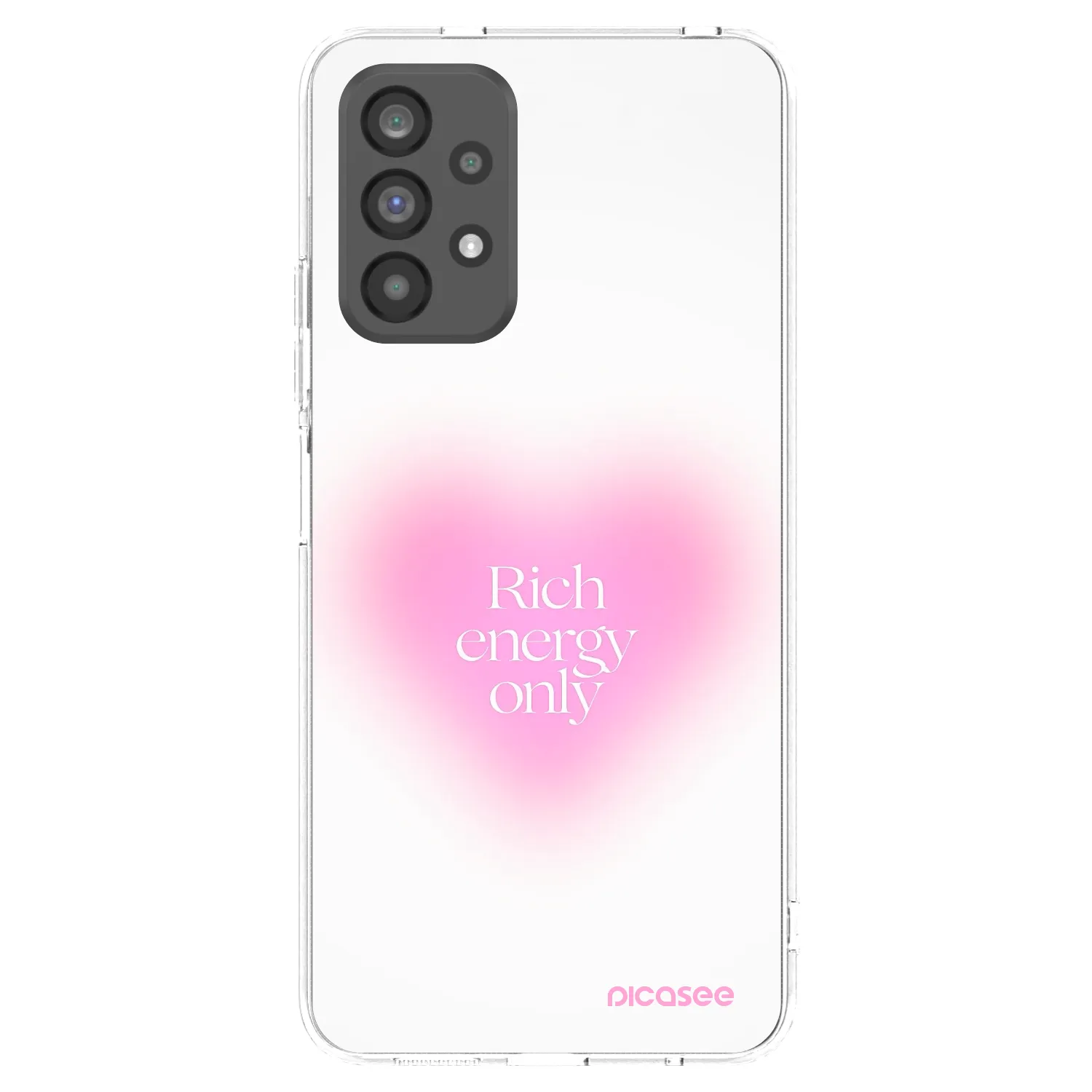 Picasee silikónový prehľadný obal pre Samsung Galaxy A73 5G - Rich Energy