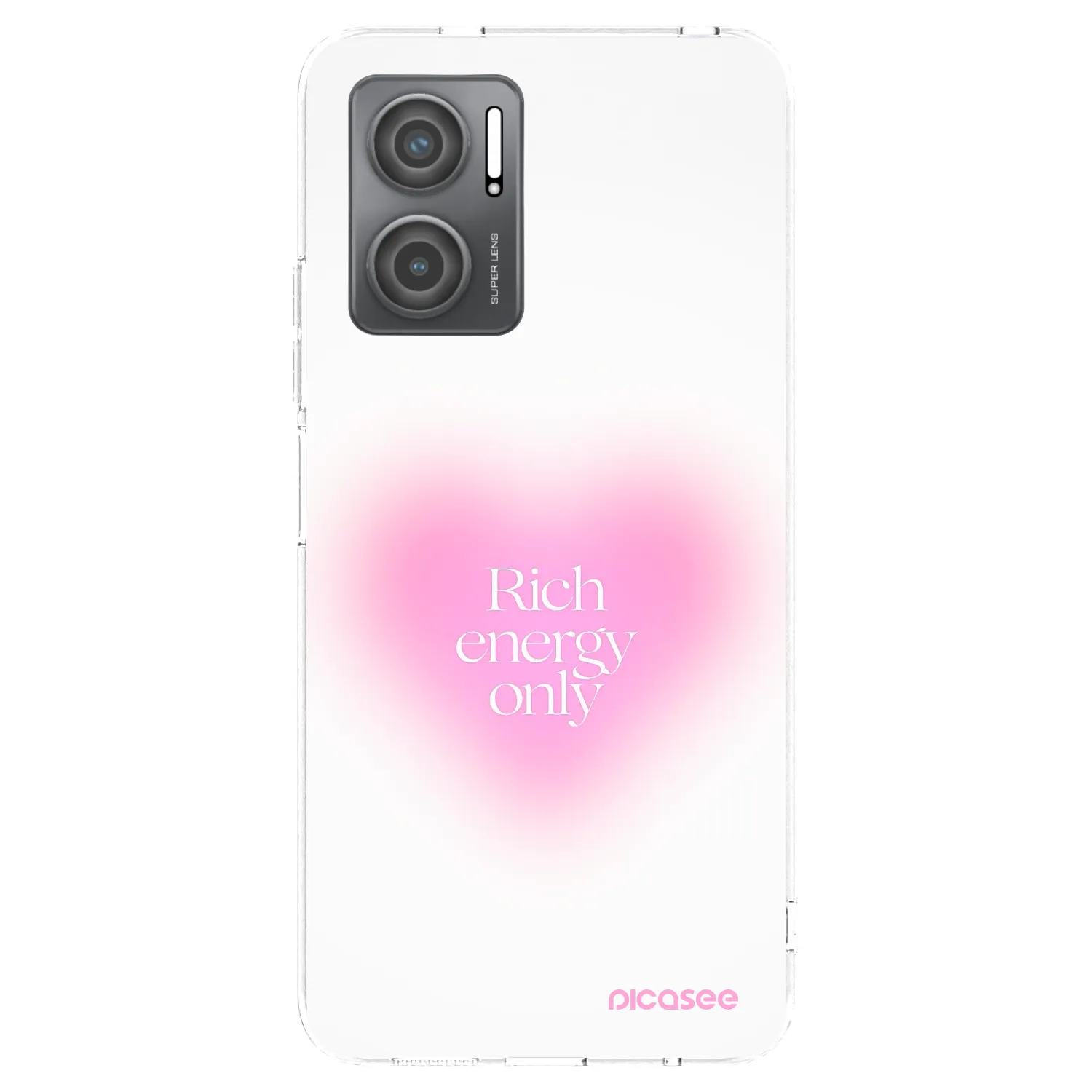 Silikónový prehľadný obal pre Xiaomi Redmi 10 5G - Rich Energy