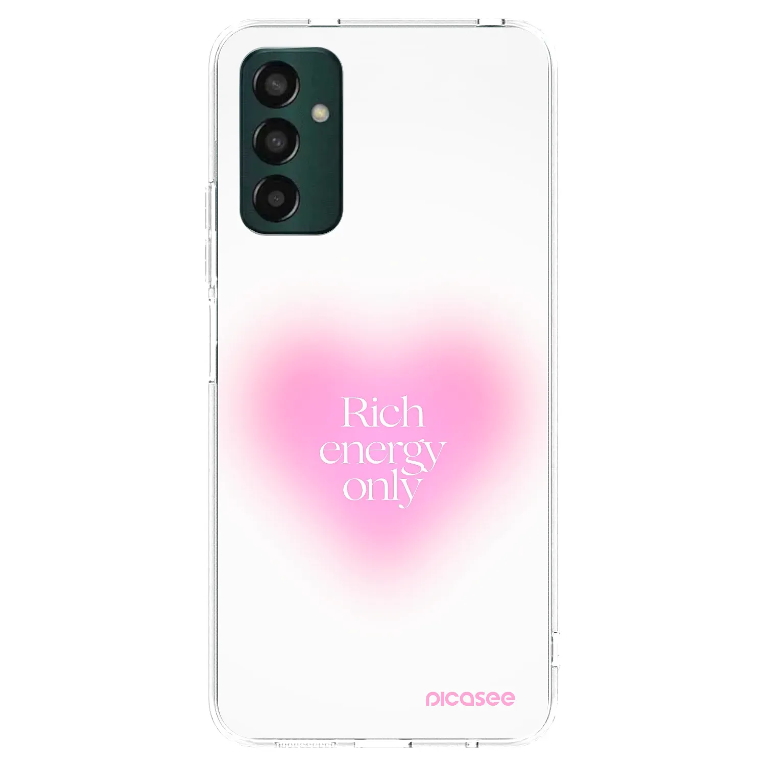 Picasee silikónový prehľadný obal pre Samsung Galaxy M23 5G - Rich Energy
