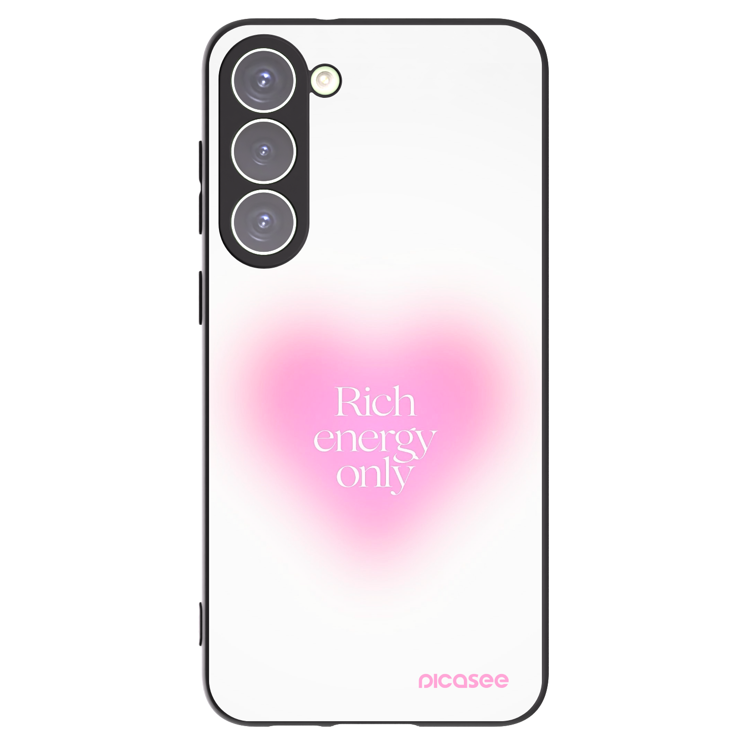 Picasee silikónový čierny obal pre Samsung Galaxy S23+ 5G - Rich Energy