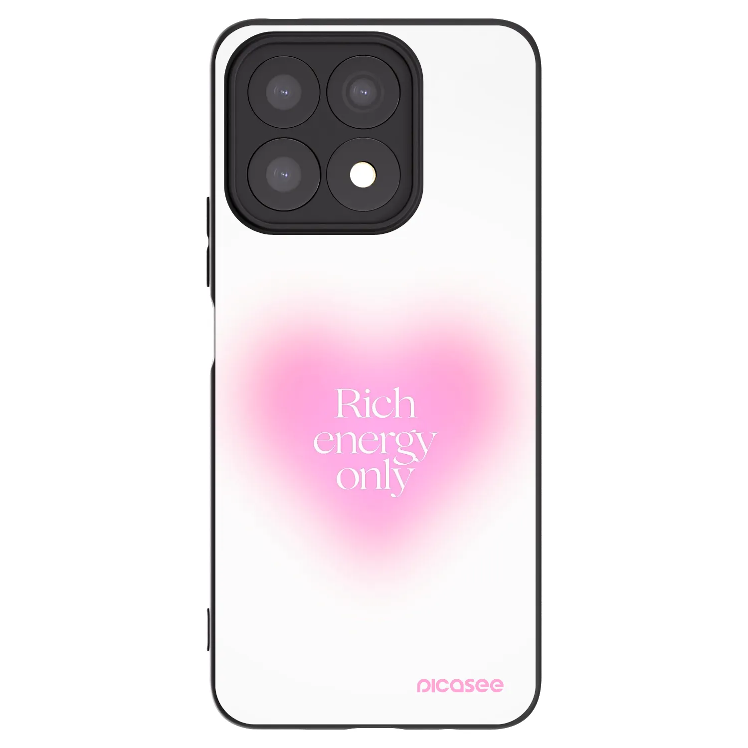 Picasee silikónový čierny obal pre Honor X8a - Rich Energy