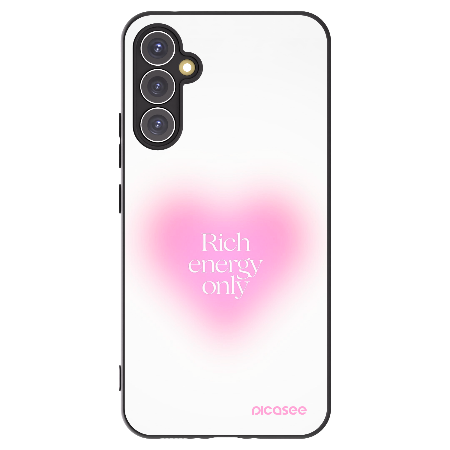 Picasee silikónový čierny obal pre Samsung Galaxy A34 5G A346B - Rich Energy