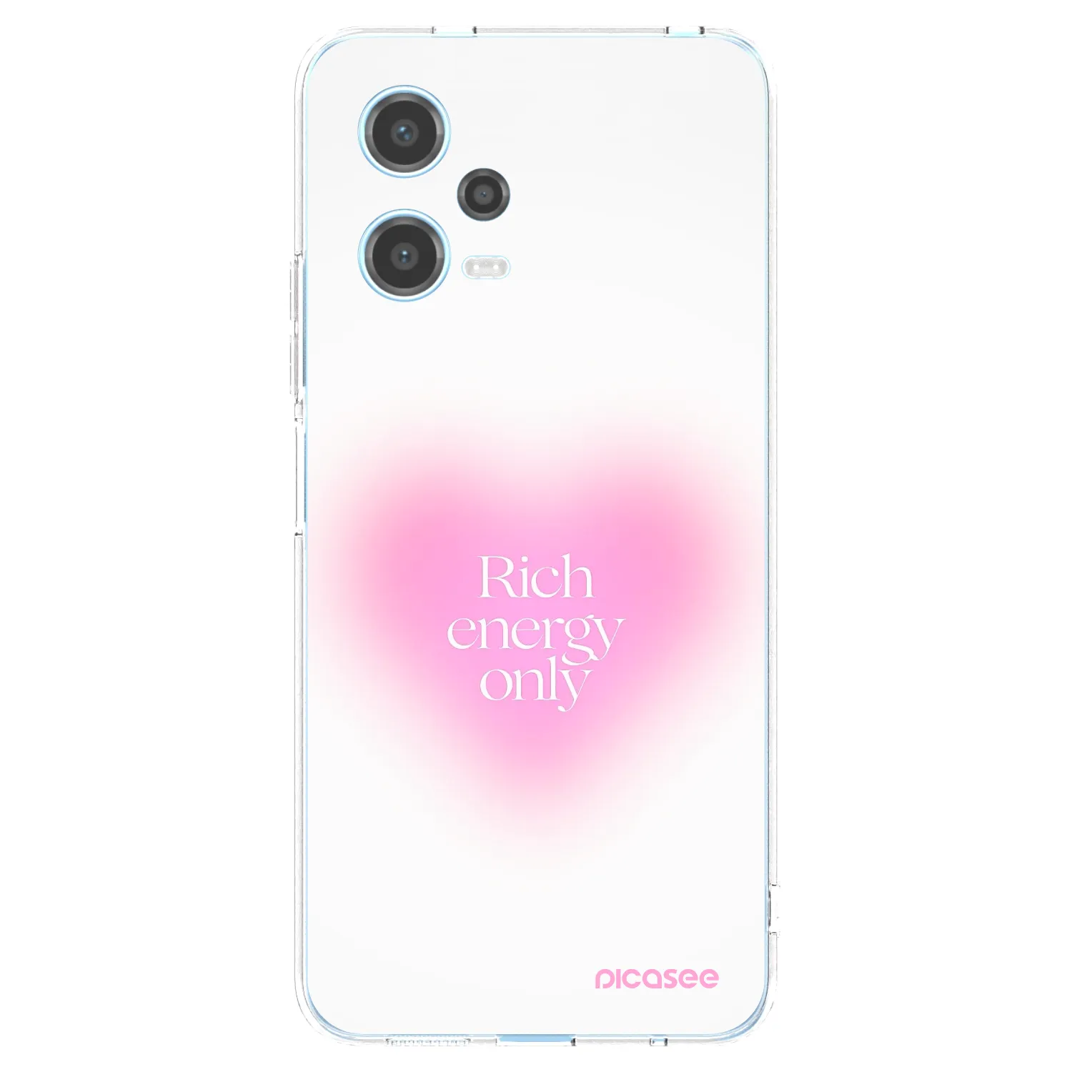 Silikónový prehľadný obal pre Xiaomi Redmi Note 12 5G - Rich Energy