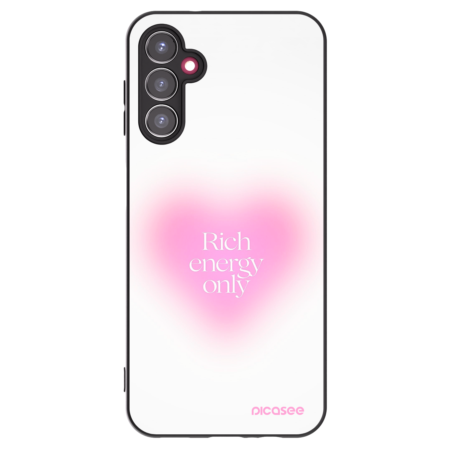 Picasee silikónový čierny obal pre Samsung Galaxy A14 4G A145R - Rich Energy