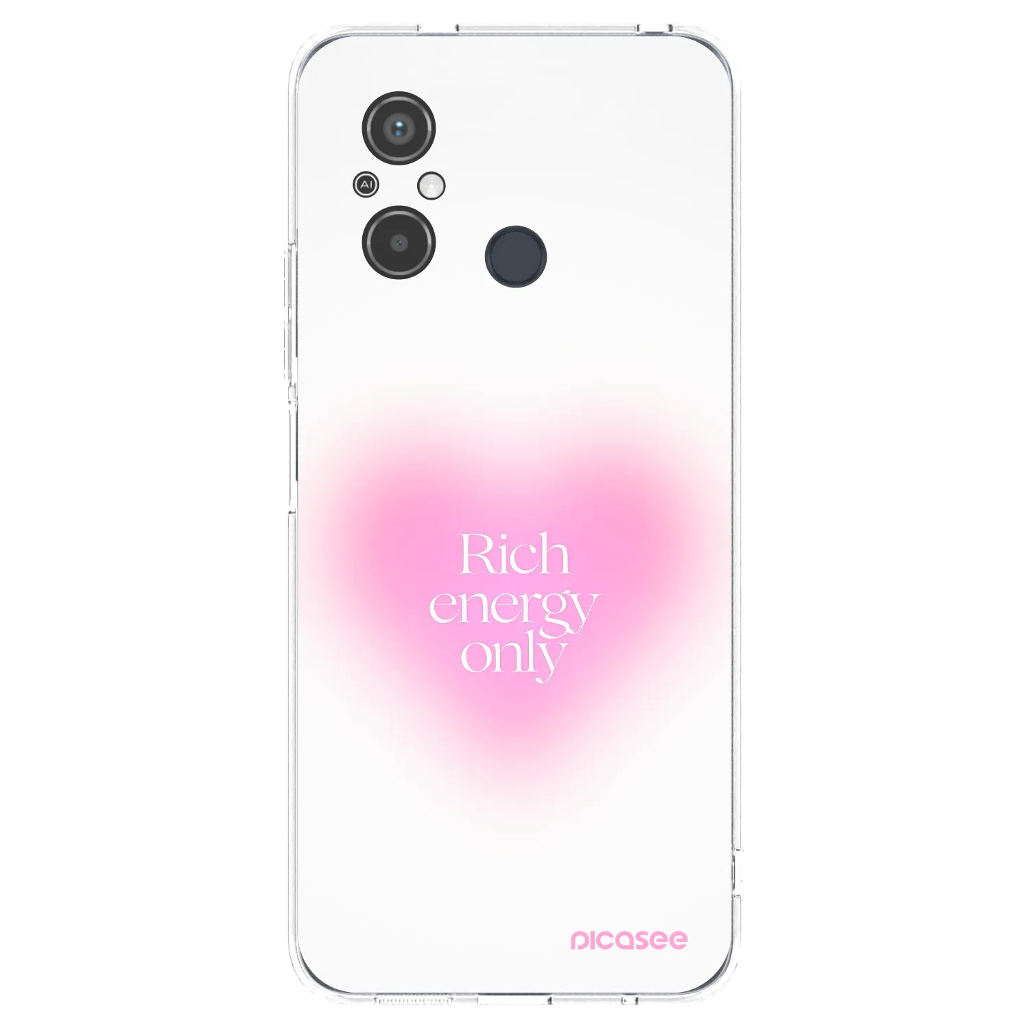 Picasee silikónový prehľadný obal pre Xiaomi Redmi 12C - Rich Energy
