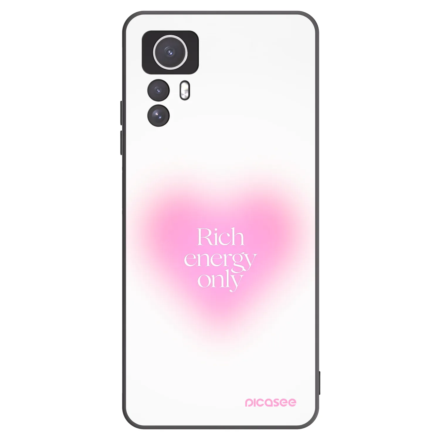 Picasee silikónový čierny obal pre Xiaomi Redmi Note 12S - Rich Energy