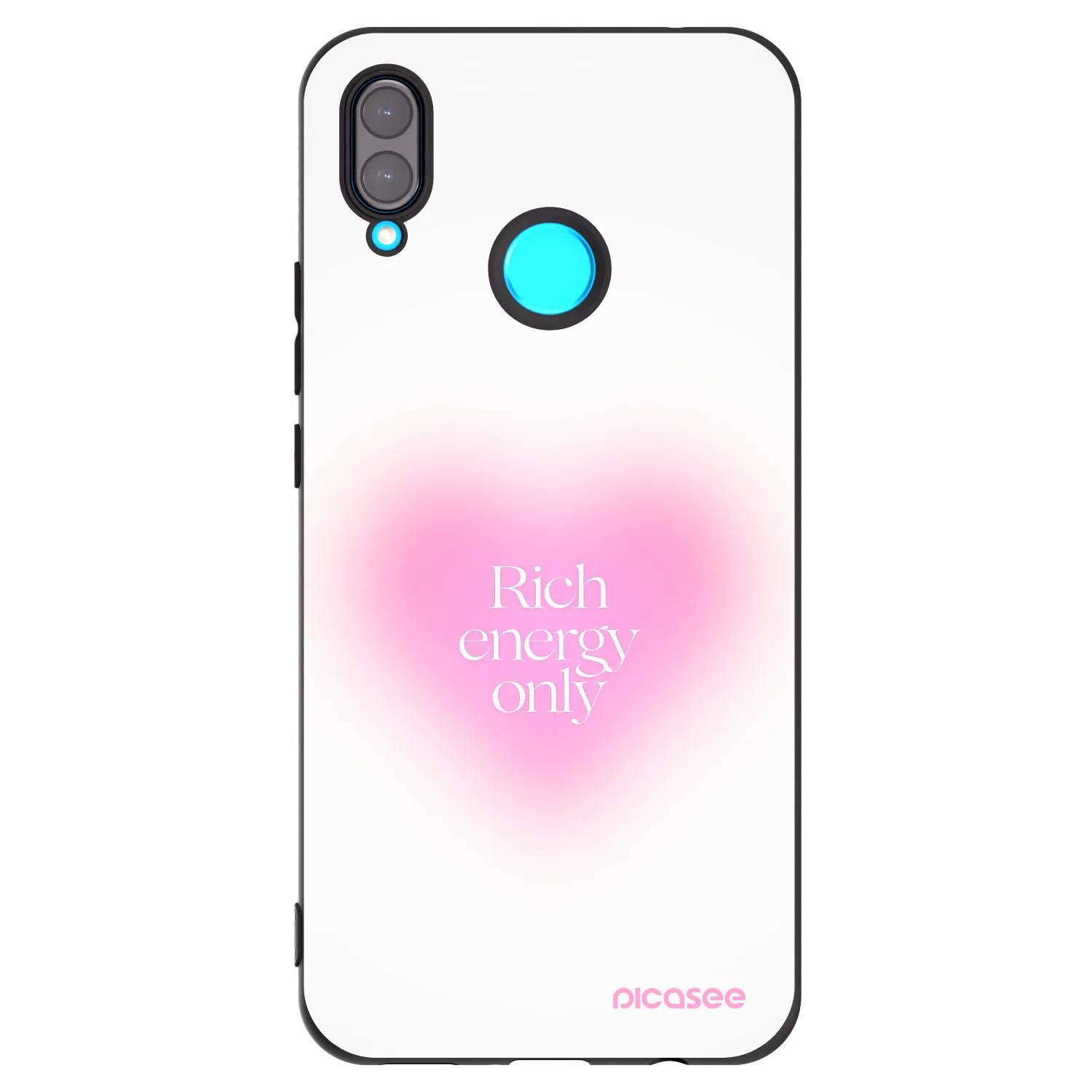 Picasee silikónový čierny obal pre Huawei Nova 3i - Rich Energy