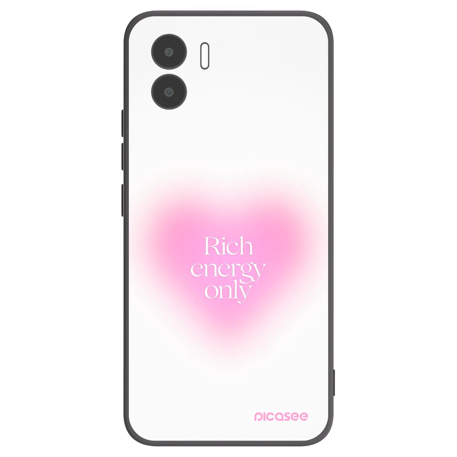 Picasee silikónový čierny obal pre Xiaomi Redmi A2 - Rich Energy