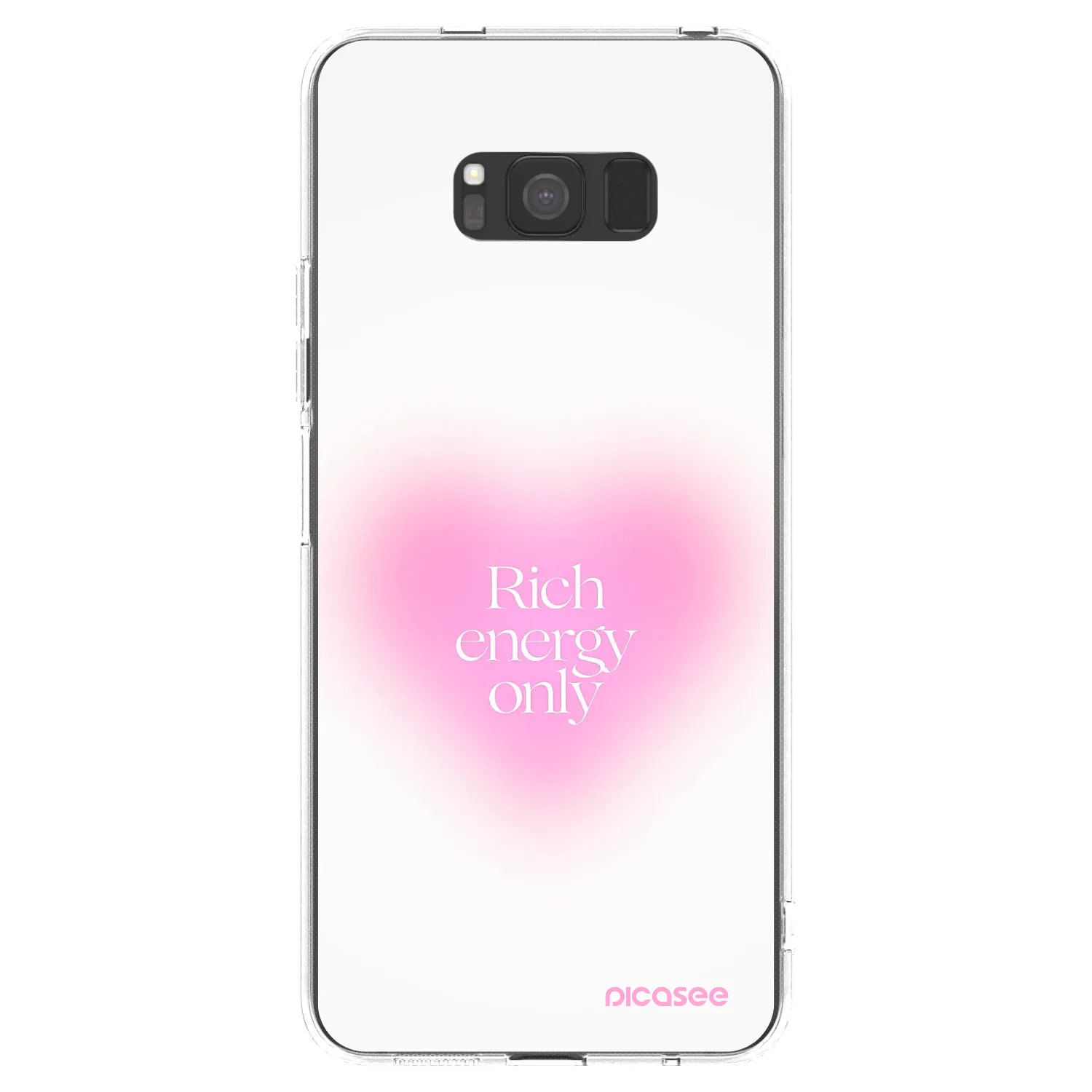 Picasee silikónový prehľadný obal pre Samsung Galaxy S8 G950F - Rich Energy