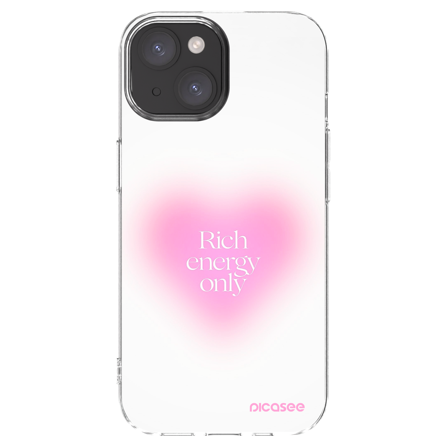 Picasee silikónový prehľadný obal pre Apple iPhone 15 - Rich Energy