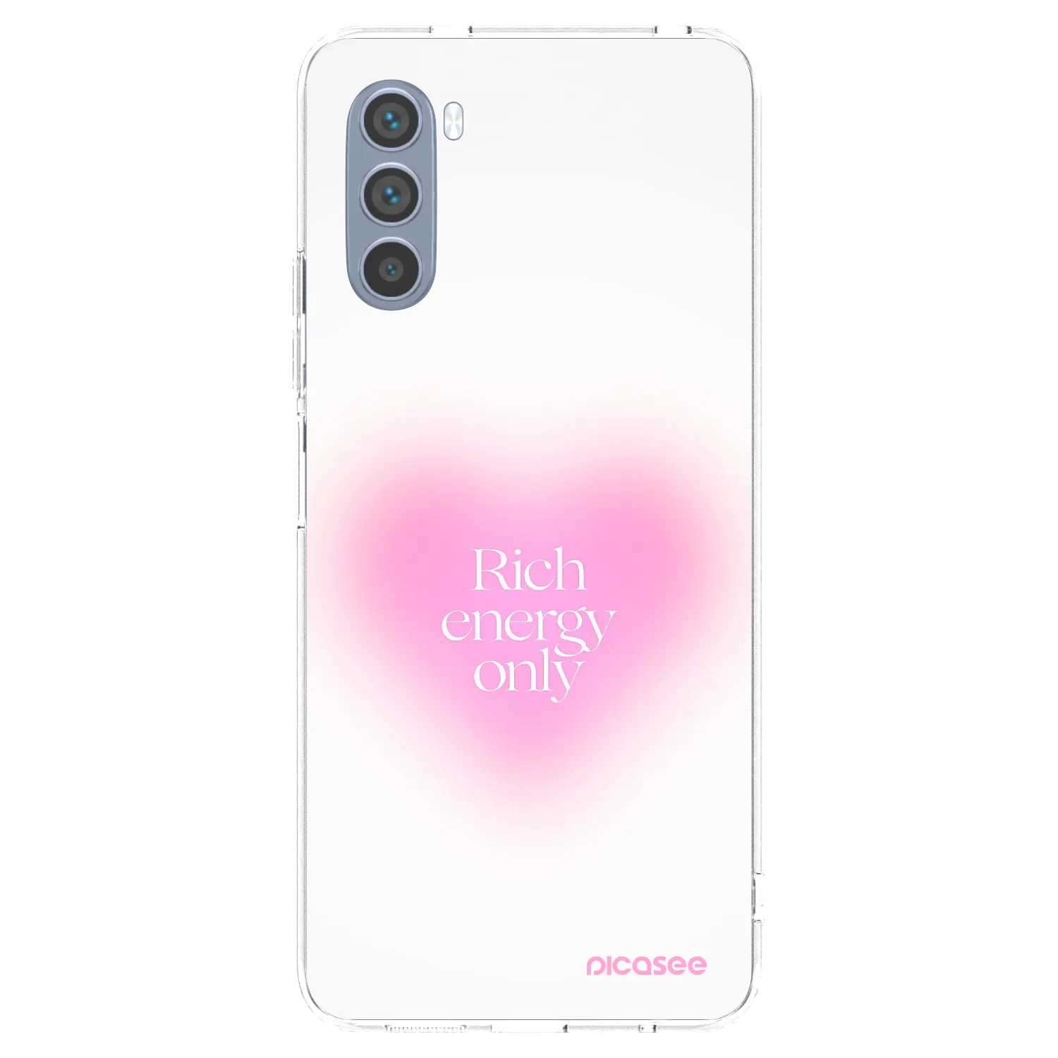Silikónový prehľadný obal pre Motorola Moto G62 - Rich Energy