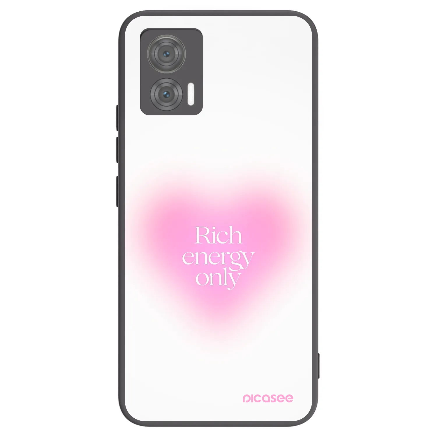 Picasee silikónový čierny obal pre Motorola Edge 30 Neo - Rich Energy