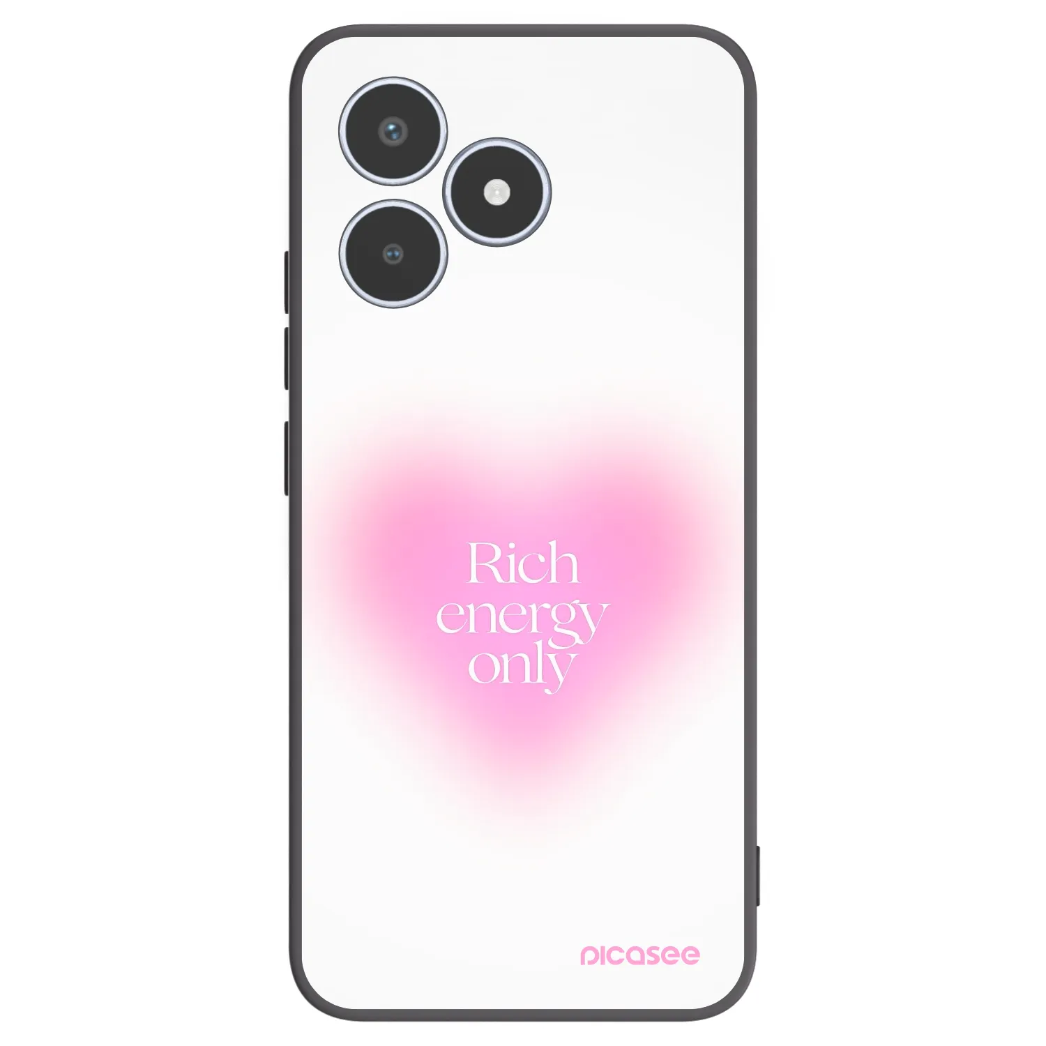 Picasee silikónový čierny obal pre Realme C53 - Rich Energy