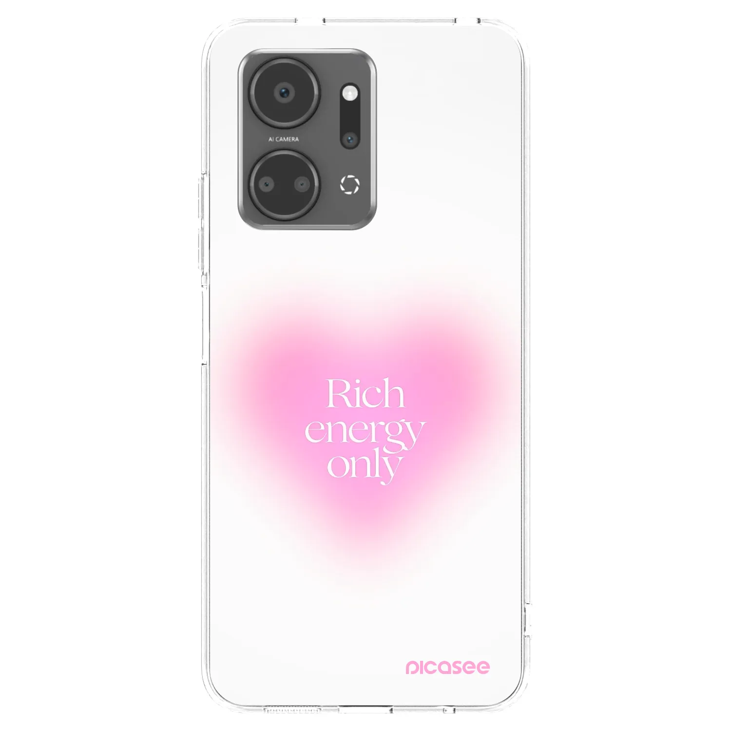 Picasee silikónový prehľadný obal pre Honor X7a - Rich Energy