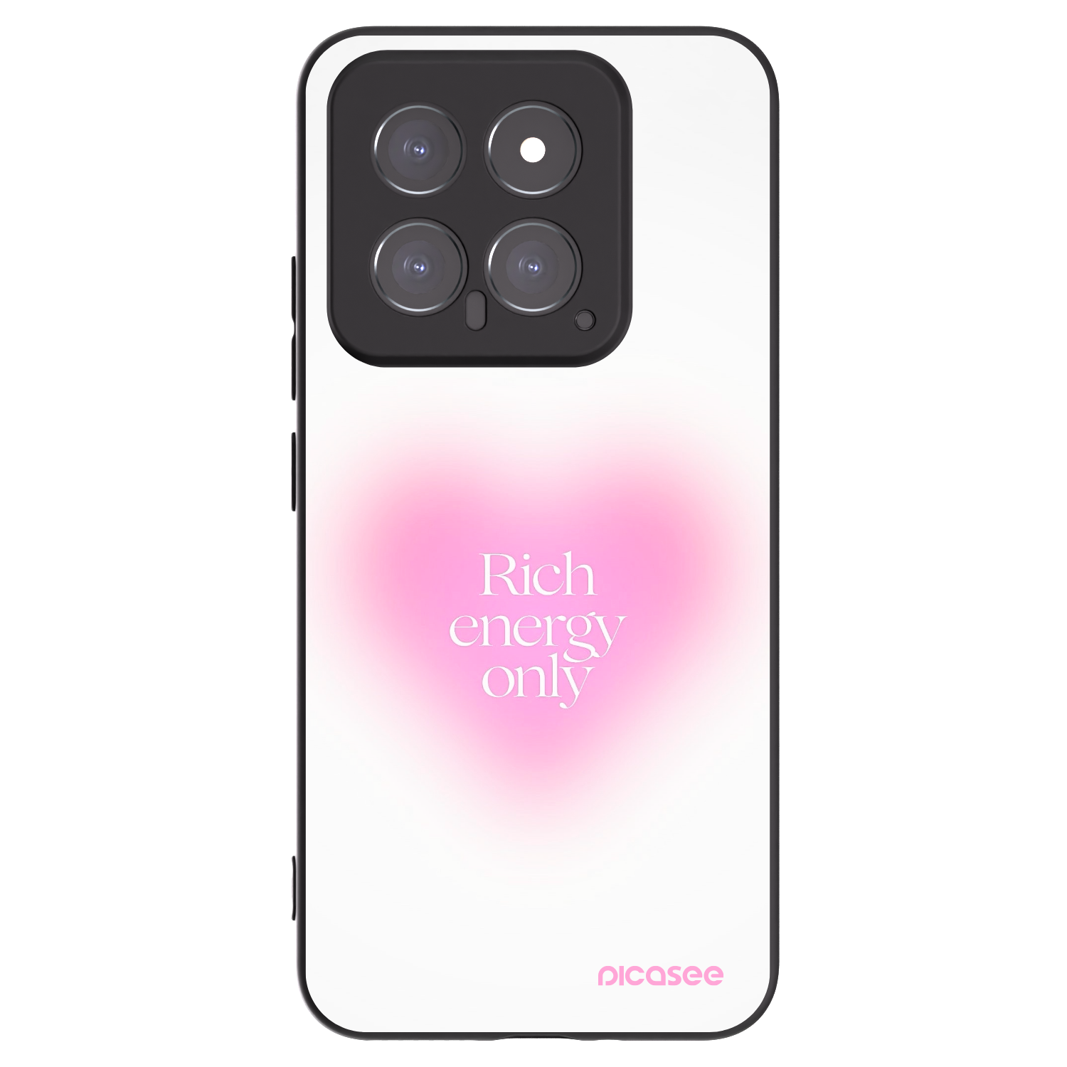 Picasee silikónový čierny obal pre Xiaomi 14 - Rich Energy