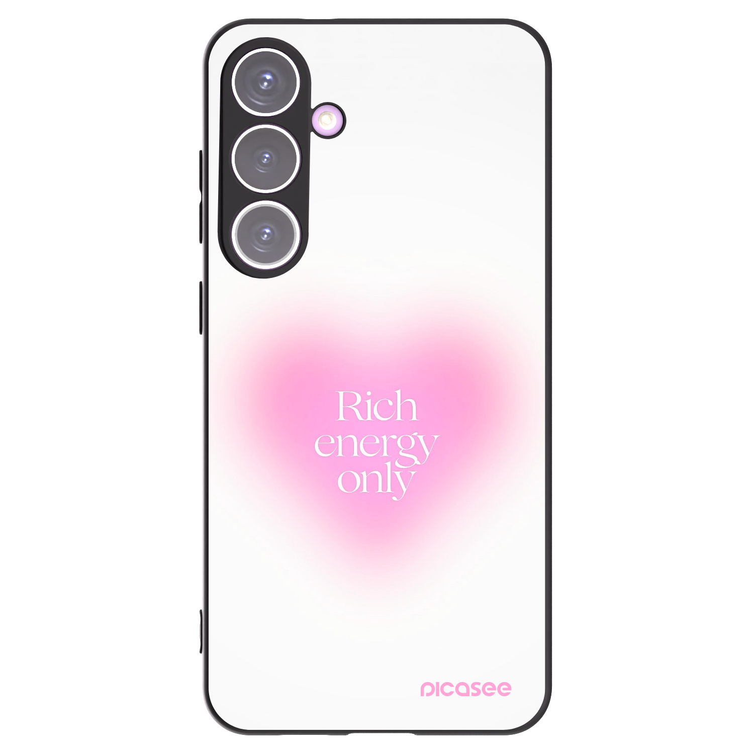 Picasee silikónový čierny obal pre Samsung Galaxy S24+ S926B 5G - Rich Energy
