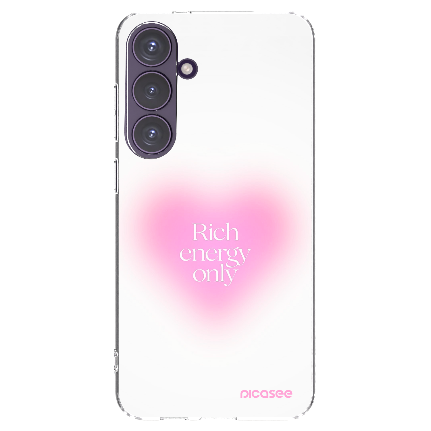 Picasee silikónový prehľadný obal pre Samsung Galaxy S24+ S926B 5G - Rich Energy