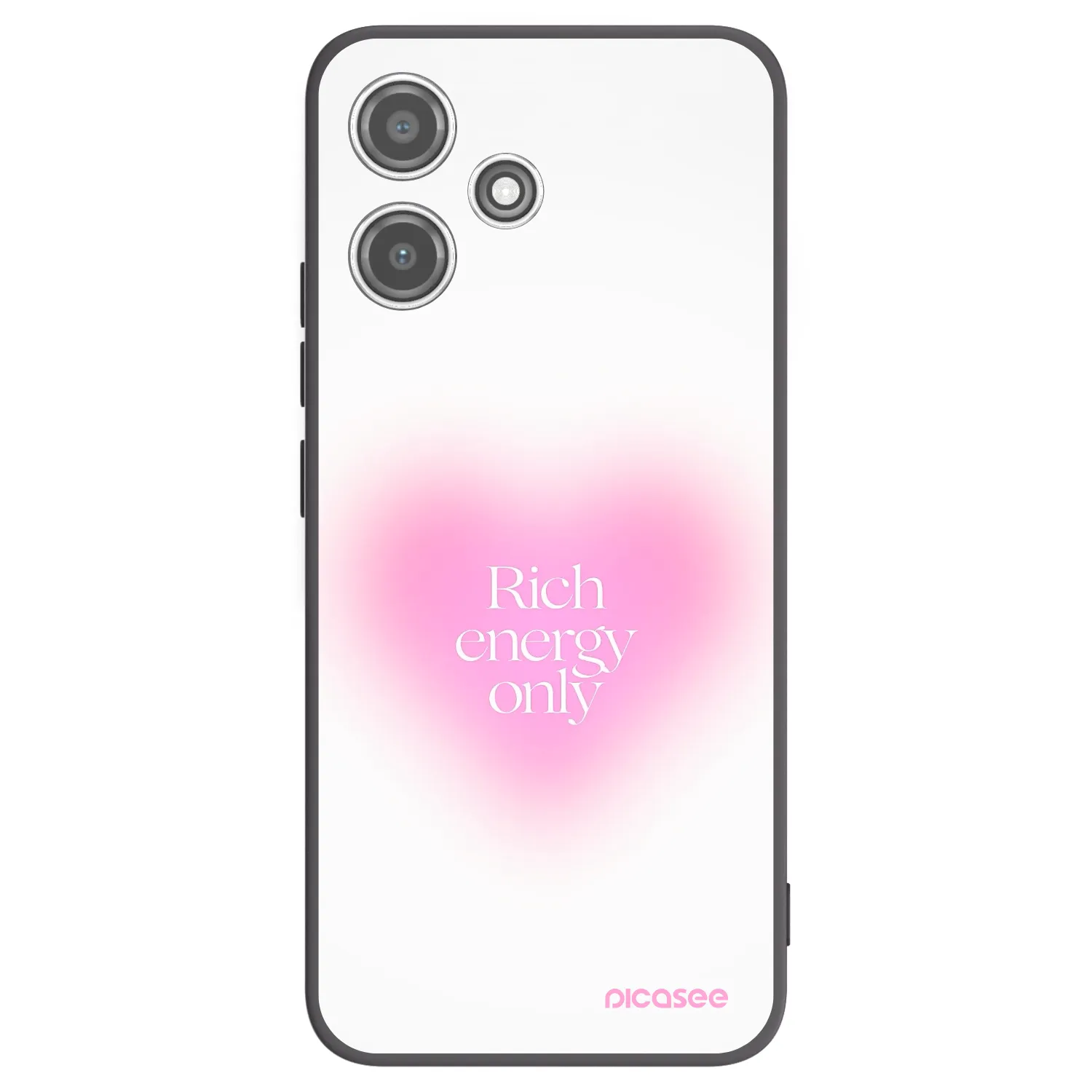 Picasee silikónový čierny obal pre Xiaomi Redmi 12 5G - Rich Energy