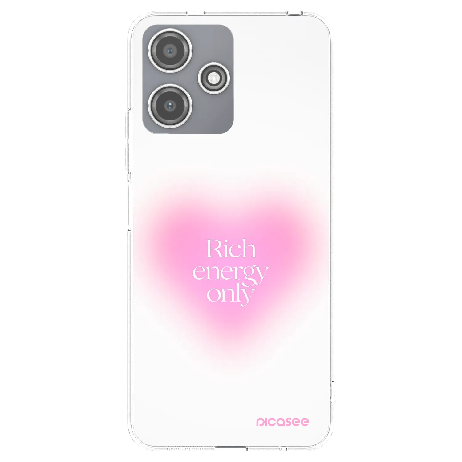 Picasee silikónový prehľadný obal pre Xiaomi Redmi 12 5G - Rich Energy