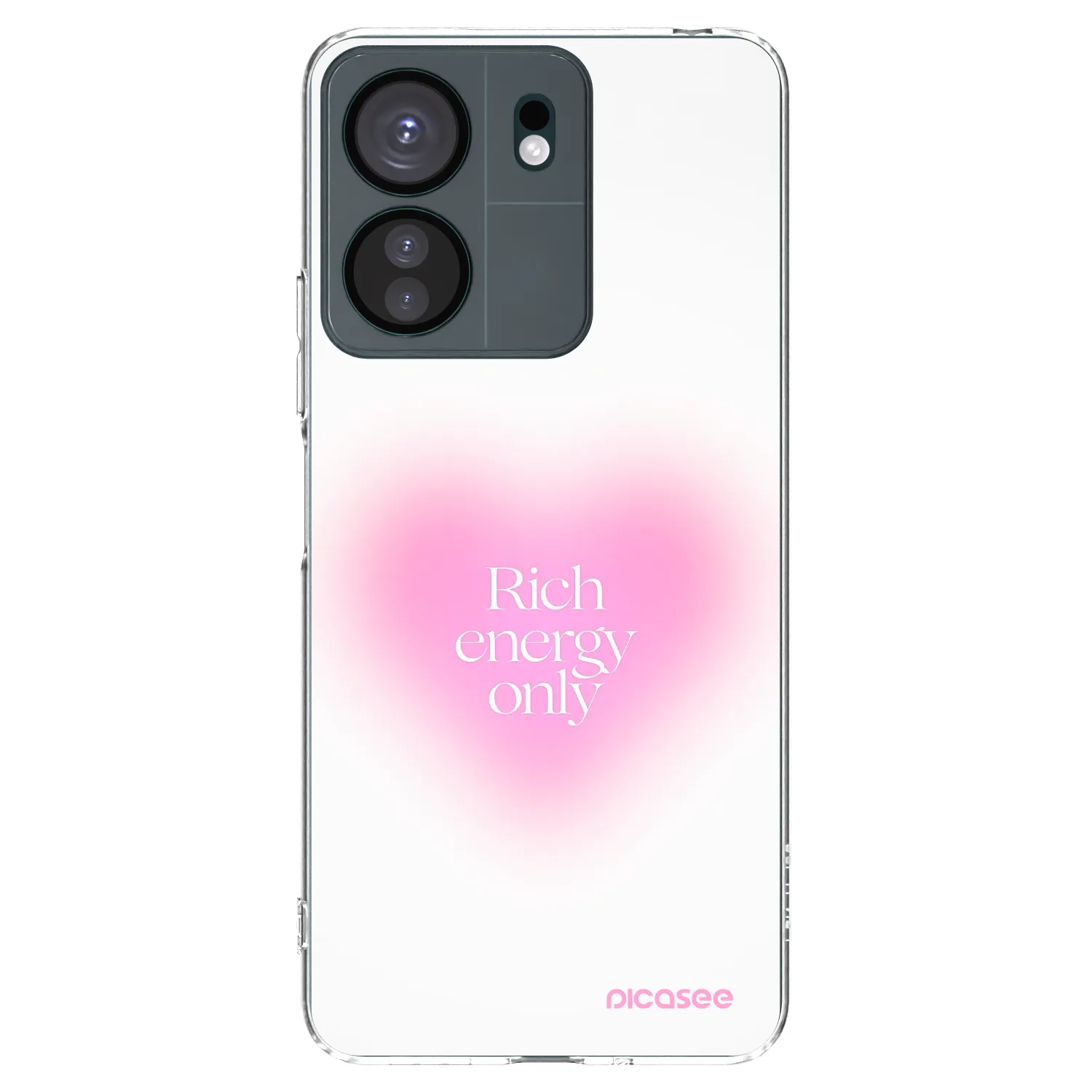 Silikónový prehľadný obal pre Xiaomi Redmi 13C 4G - Rich Energy
