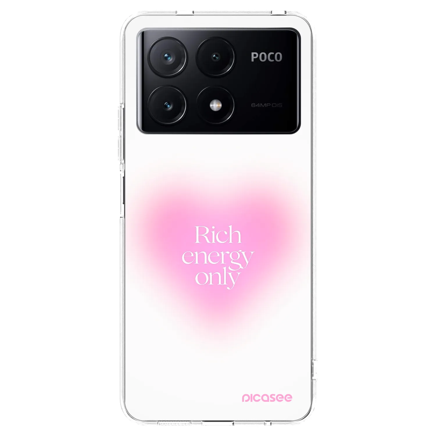Picasee silikónový prehľadný obal pre Xiaomi Poco X6 Pro - Rich Energy