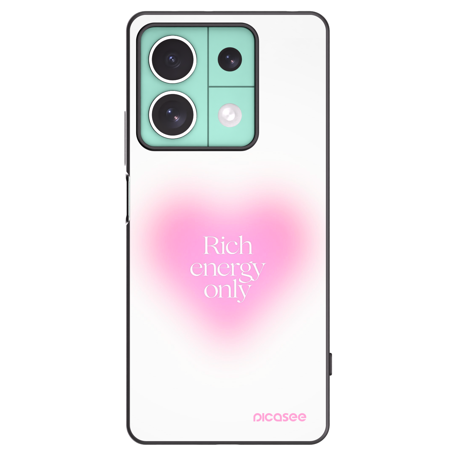 Picasee silikónový čierny obal pre Xiaomi Redmi Note 13 5G - Rich Energy