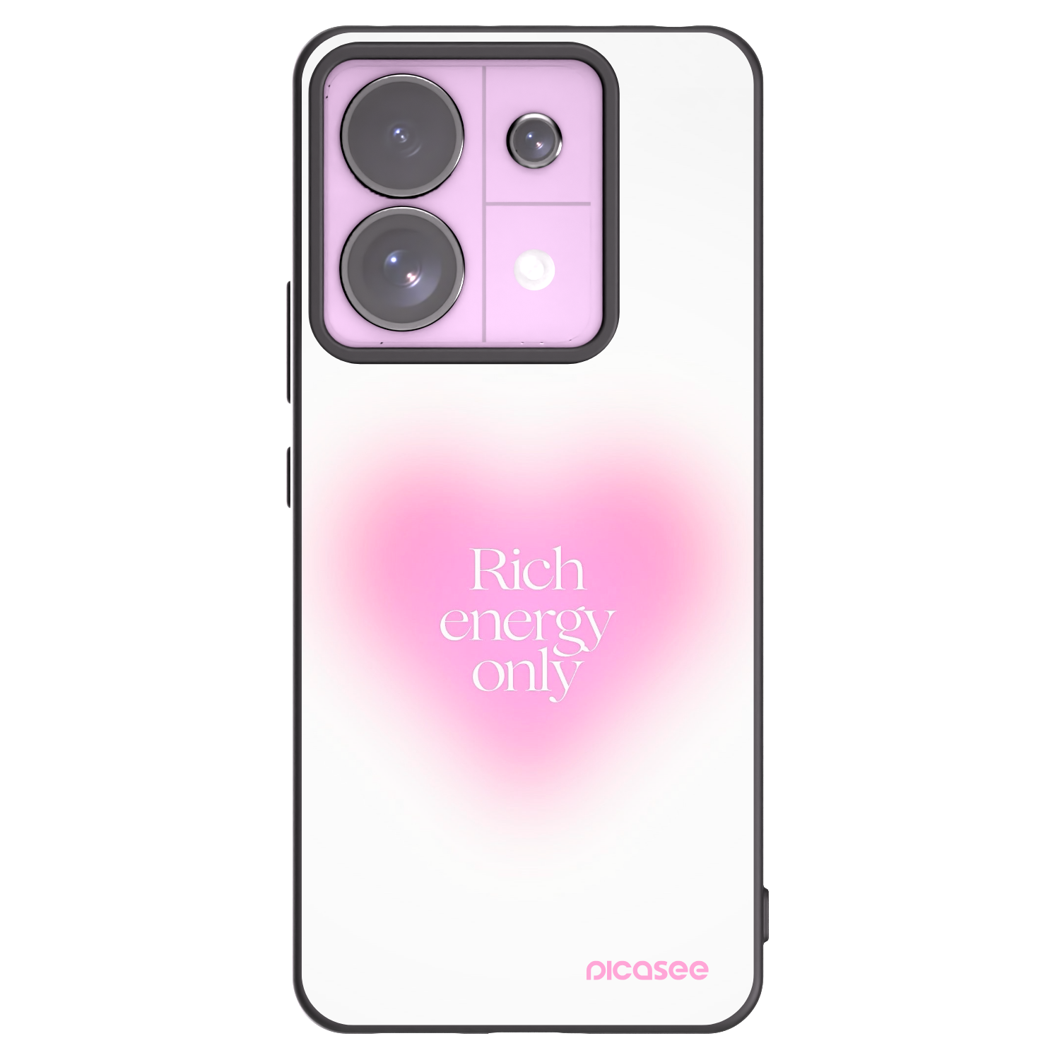 Picasee silikónový čierny obal pre Xiaomi Redmi Note 13 Pro 5G - Rich Energy