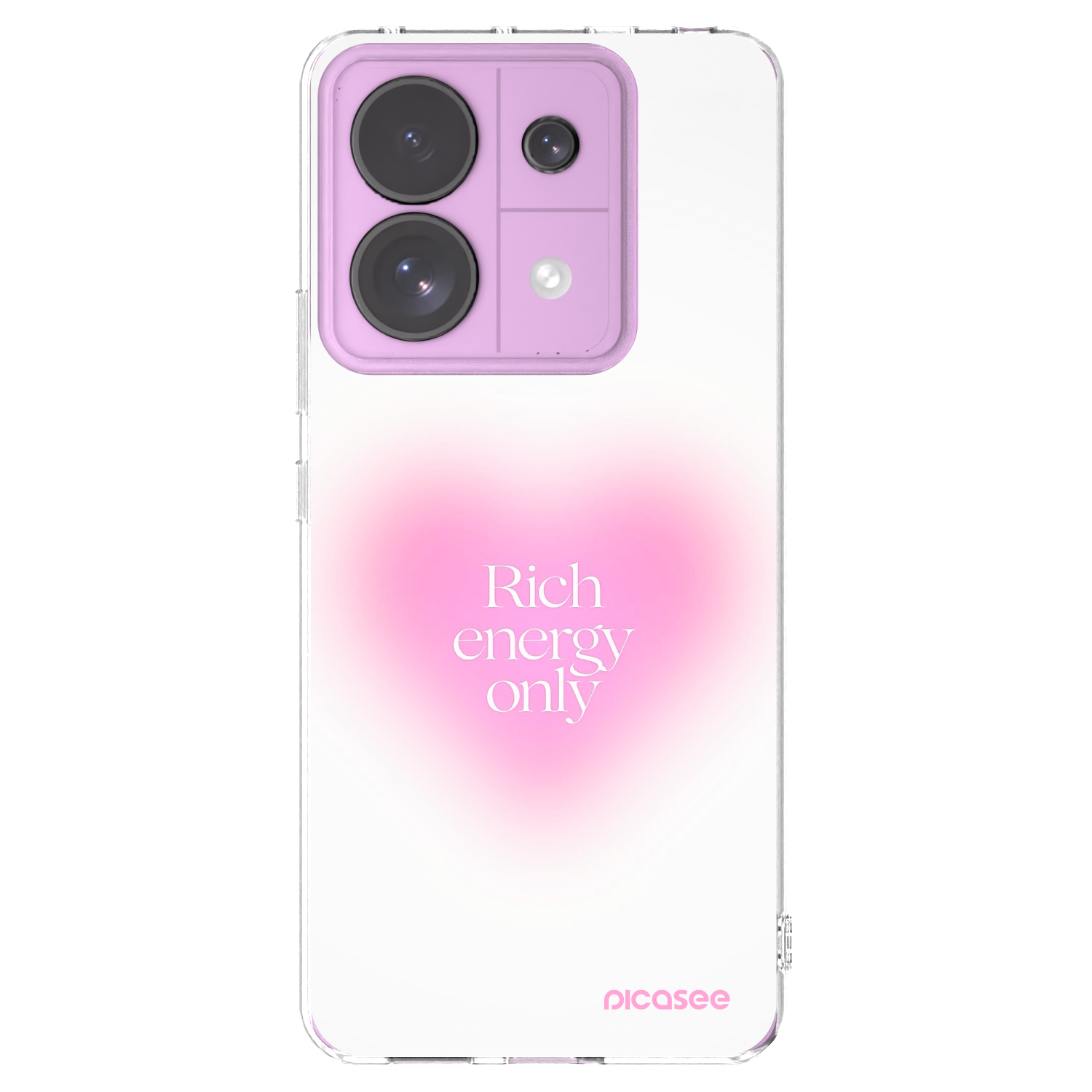 Picasee silikónový prehľadný obal pre Xiaomi Redmi Note 13 Pro 5G - Rich Energy