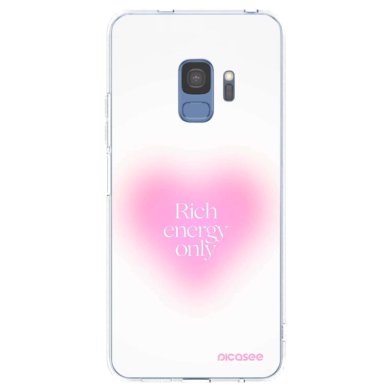 Picasee silikónový prehľadný obal pre Samsung Galaxy S9 G960F - Rich Energy