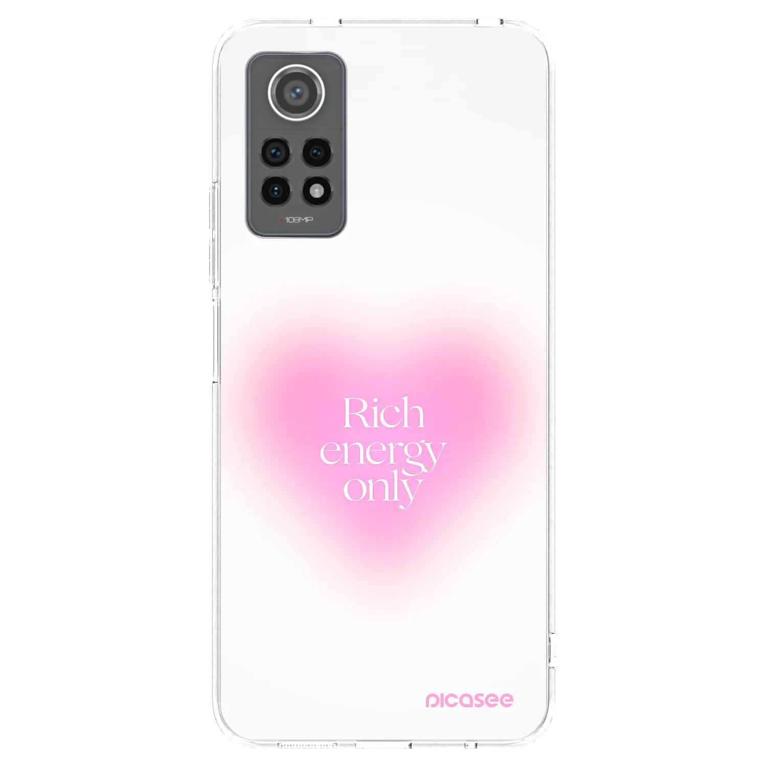 Picasee silikónový prehľadný obal pre Xiaomi Redmi Note 12 Pro 4G - Rich Energy